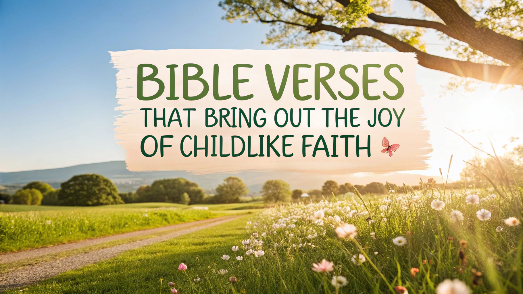 Bible Verses That Bring Out the Joy of Childlike Faith