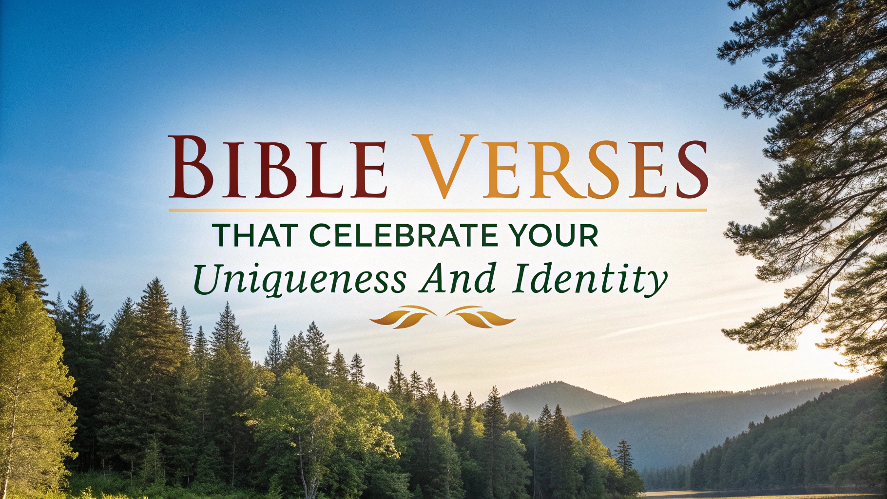 Bible Verses That Celebrate Your Uniqueness and Identity