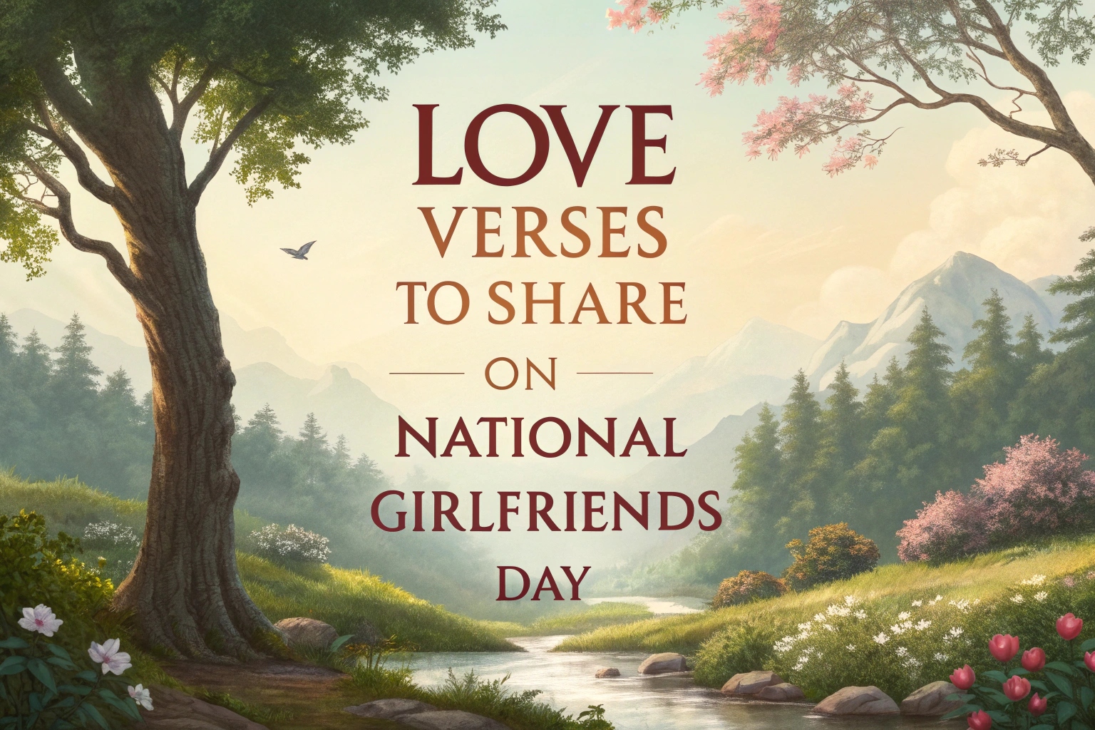 Love Verses to Share on National Girlfriends Day