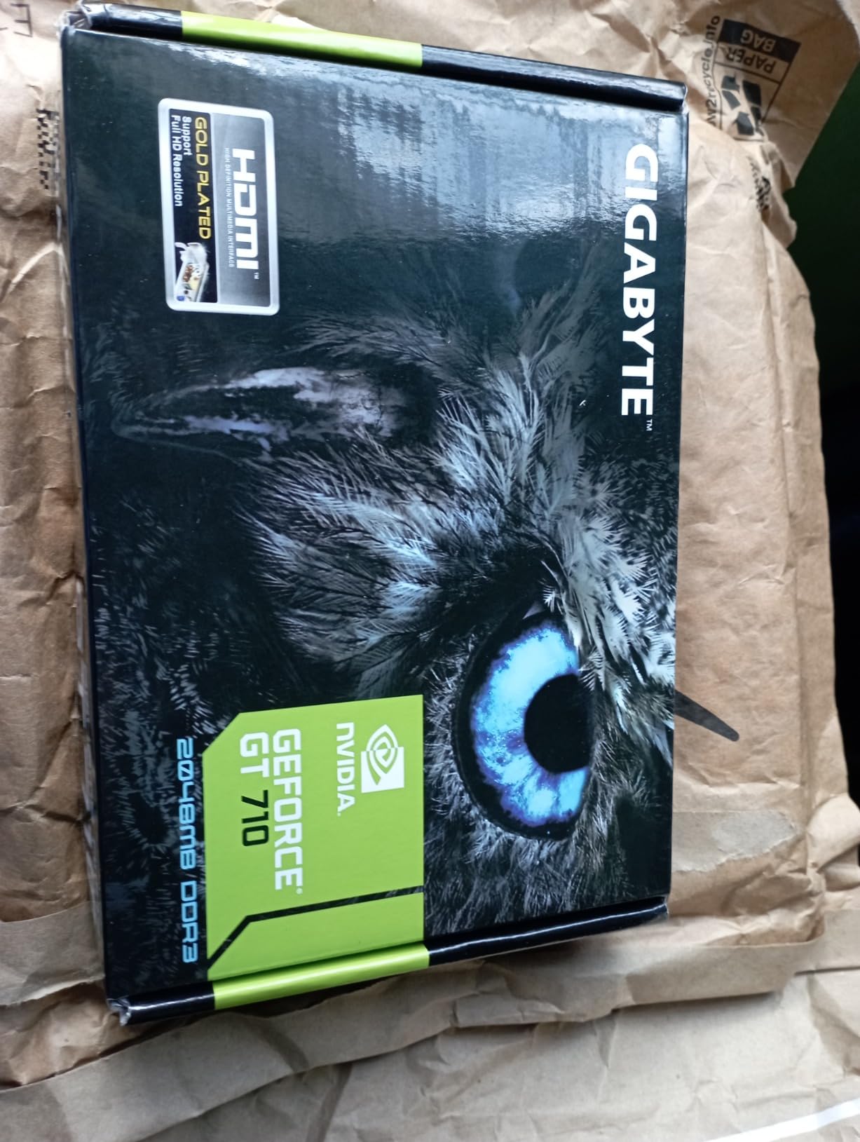 GIGABYTE 2GB RAM DDR3 SDRAM Video Graphics Cards GV-N710D3-2GL REV2.0 for Desktop customer photo 2