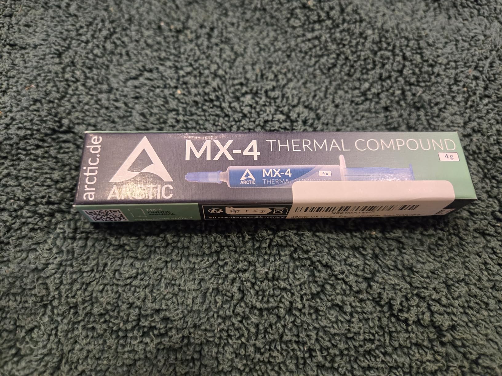 ARCTIC MX-4 (4 g) - Premium Performance Thermal Paste for All Processors (CPU, GPU - PC, PS4, Xbox), Very high Thermal Conductivity, Long Durability, Safe Application, Non-Conductive, Non-capacitive customer photo 1