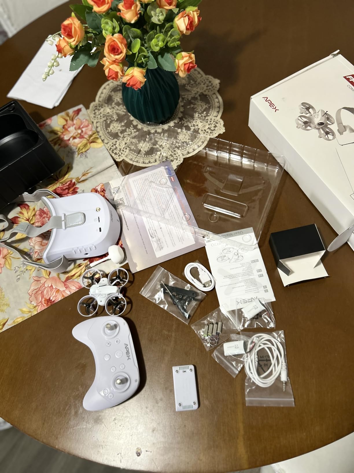 APEX FPV Drone Kit,FPV Goggles,First-person view drone,FPV Racing Drone for Beginners,Low-Latency 5.8G Transmission, Drop-Resistant,VR70-2.0 customer photo 2