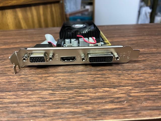 GeForce GT 610 2G DDR3 Low Profile Graphics Card, PCI Express 1.1 x16, HDMI/VGA, Entry Level GPU for PC, SFF and HTPC, Compatible with Win11 customer photo 1