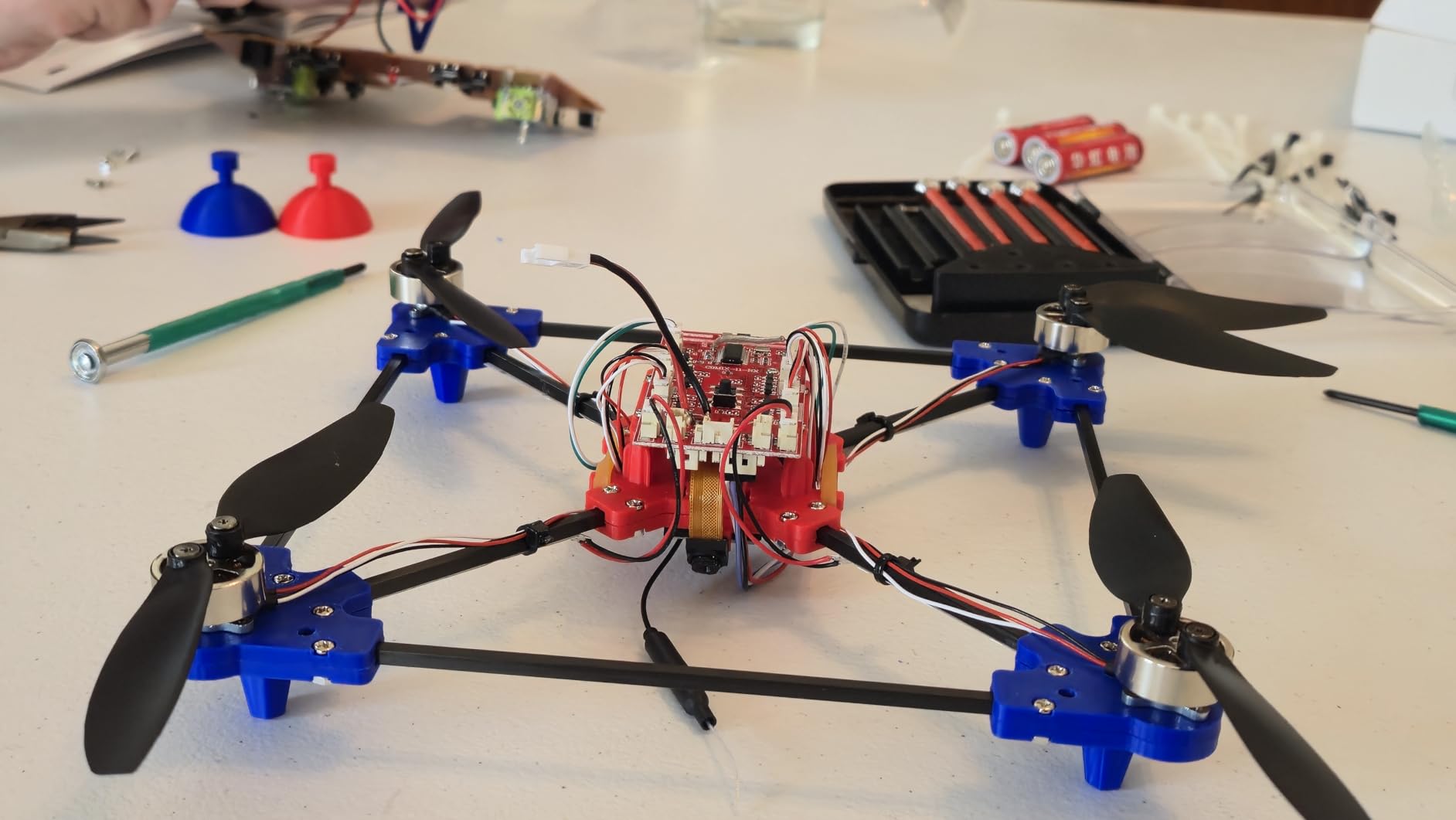 DIY Drone Kit with Brushless Motor & Dual Camera - STEM Building Project with Optical Flow Hovering, 360° Flips, One-Click Controls for Beginners to Learn Drone Engineering customer photo 2