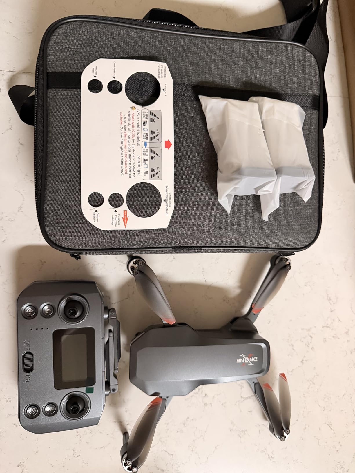 GPS Drone with 4K Camera for Adults, Foldable RC Quadcopter with 1312ft Range Video Transmission, 48 Mins Flight Time, Auto Return, Follow Me, Circle Fly, Waypoint Fly, Gesture Control customer photo 1