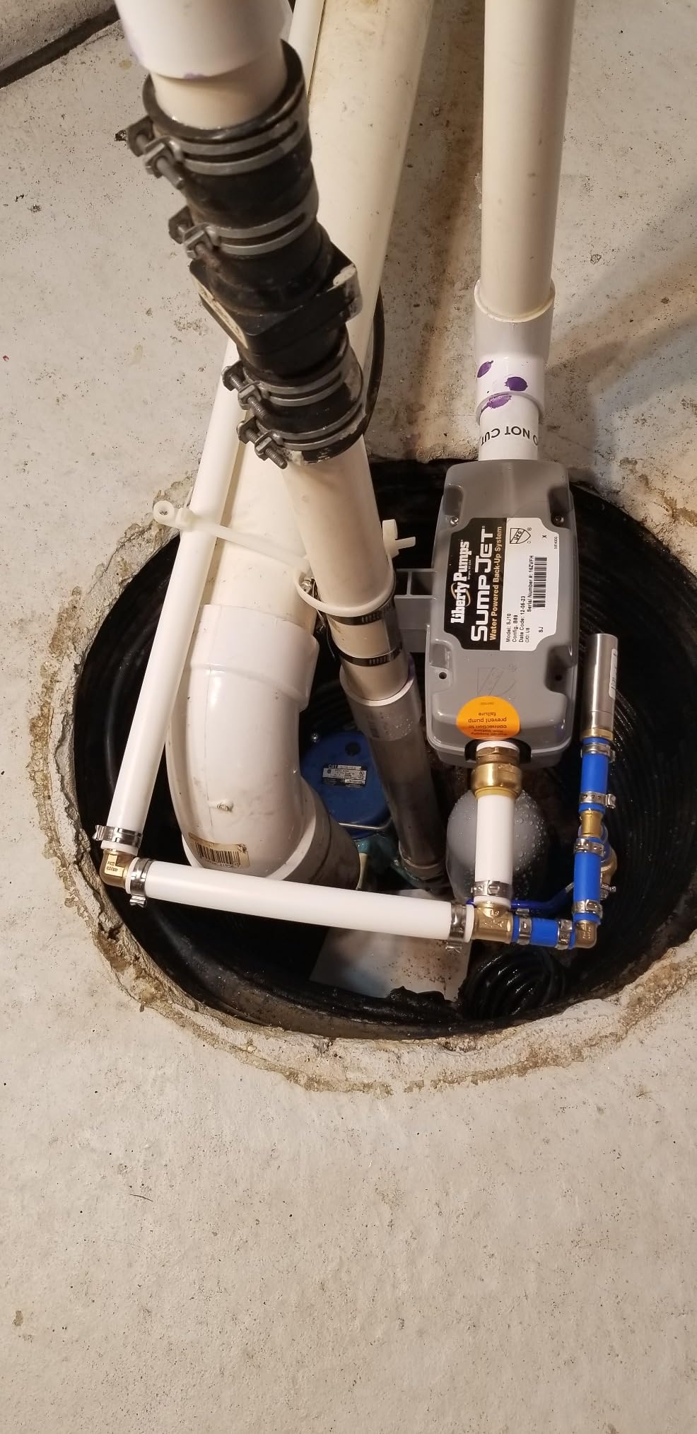 SumpJet Water Powered Backup Emergency Sump Pump customer photo 2