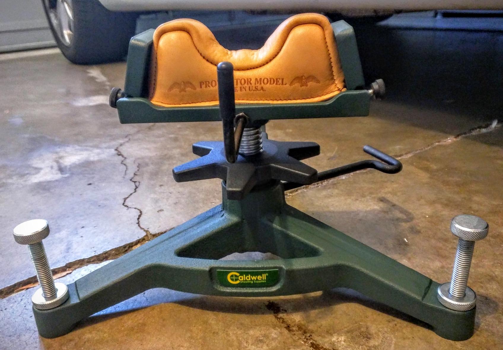 Caldwell Rock DLX Benchtop Shooting Rest, Front Bag, 3-Point Frame customer photo 1
