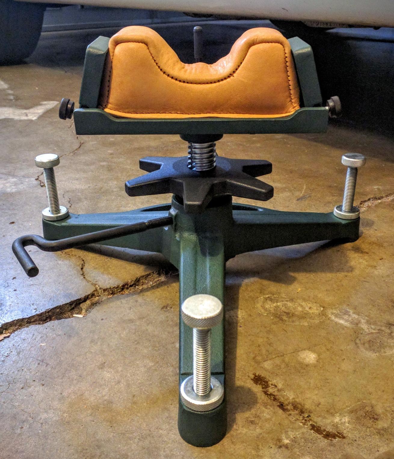 Caldwell Rock DLX Benchtop Shooting Rest, Front Bag, 3-Point Frame customer photo 2