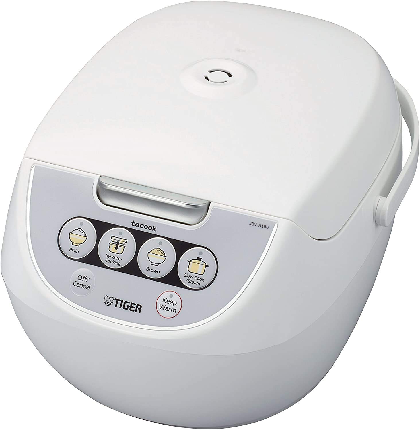 Tiger JBV-A18U-W 10-Cup Micom Rice Cooker with Food Steamer and Slow Cooker, White customer photo 1