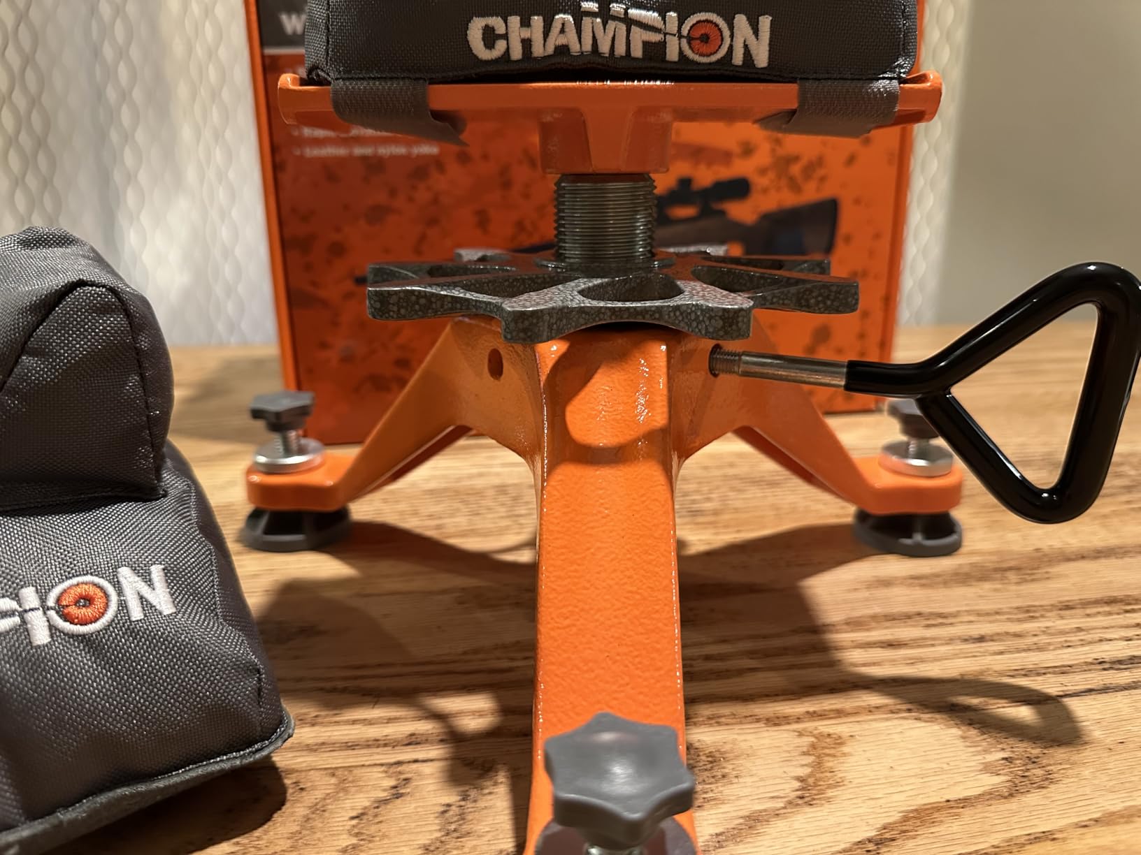 Champion Range and Target Tri Stance Rest with Rear Bag, Multi customer photo 1