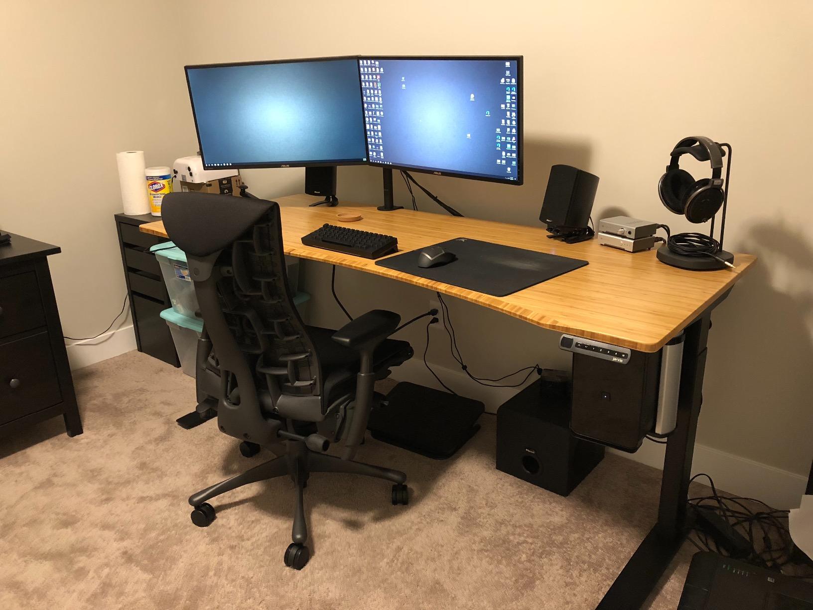 Herman Miller Embody Ergonomic Office Chair | Fully Adjustable Arms and Carpet Casters | Black Rhythm customer photo 1