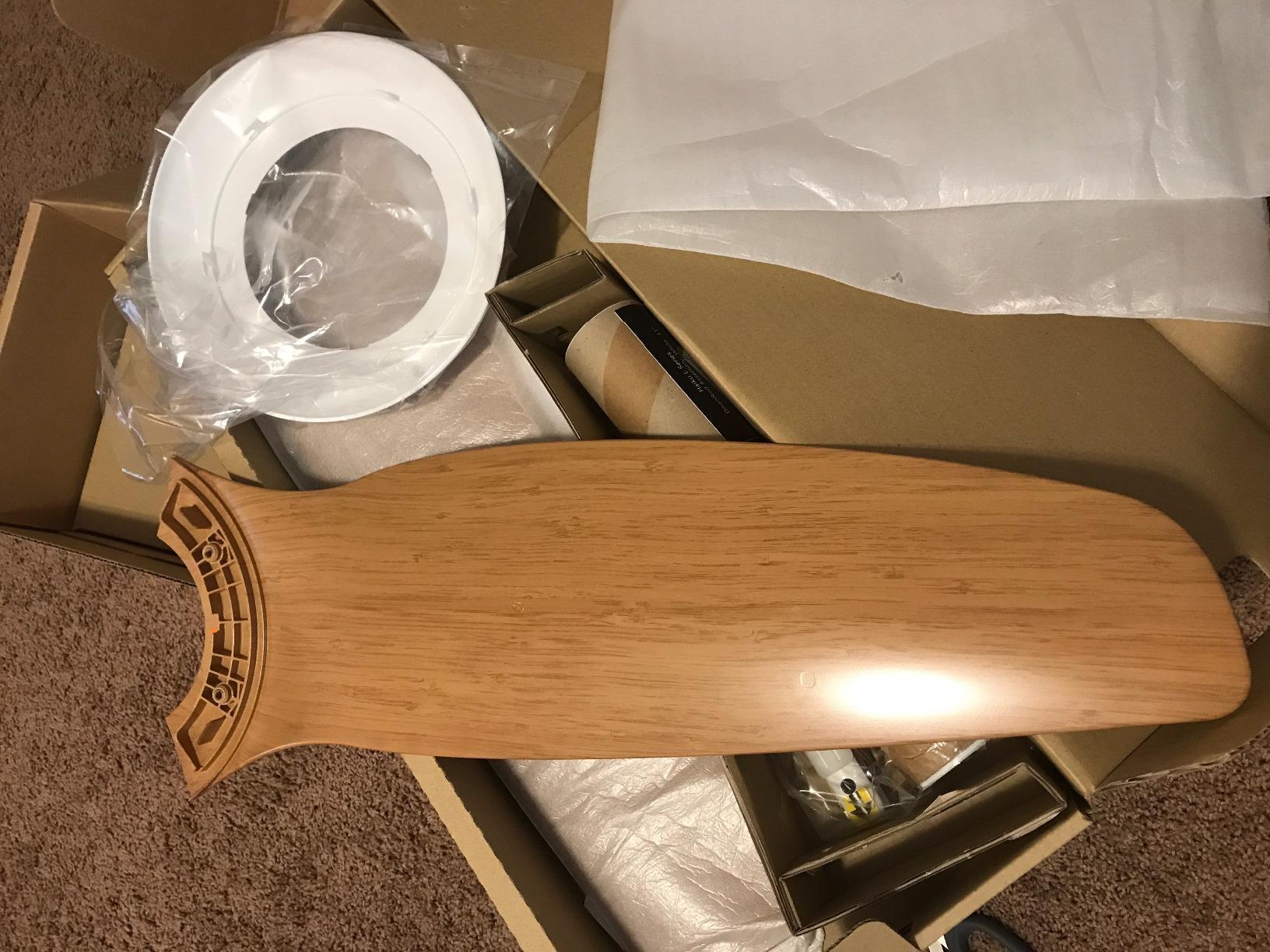 Big Ass Fans - Haiku L, Smart Ceiling Fan - Energy Efficient Cooling for Home, Bedroom, Office, Living Space, and More - 16 Lighting Settings with 7 Speed Settings - 52