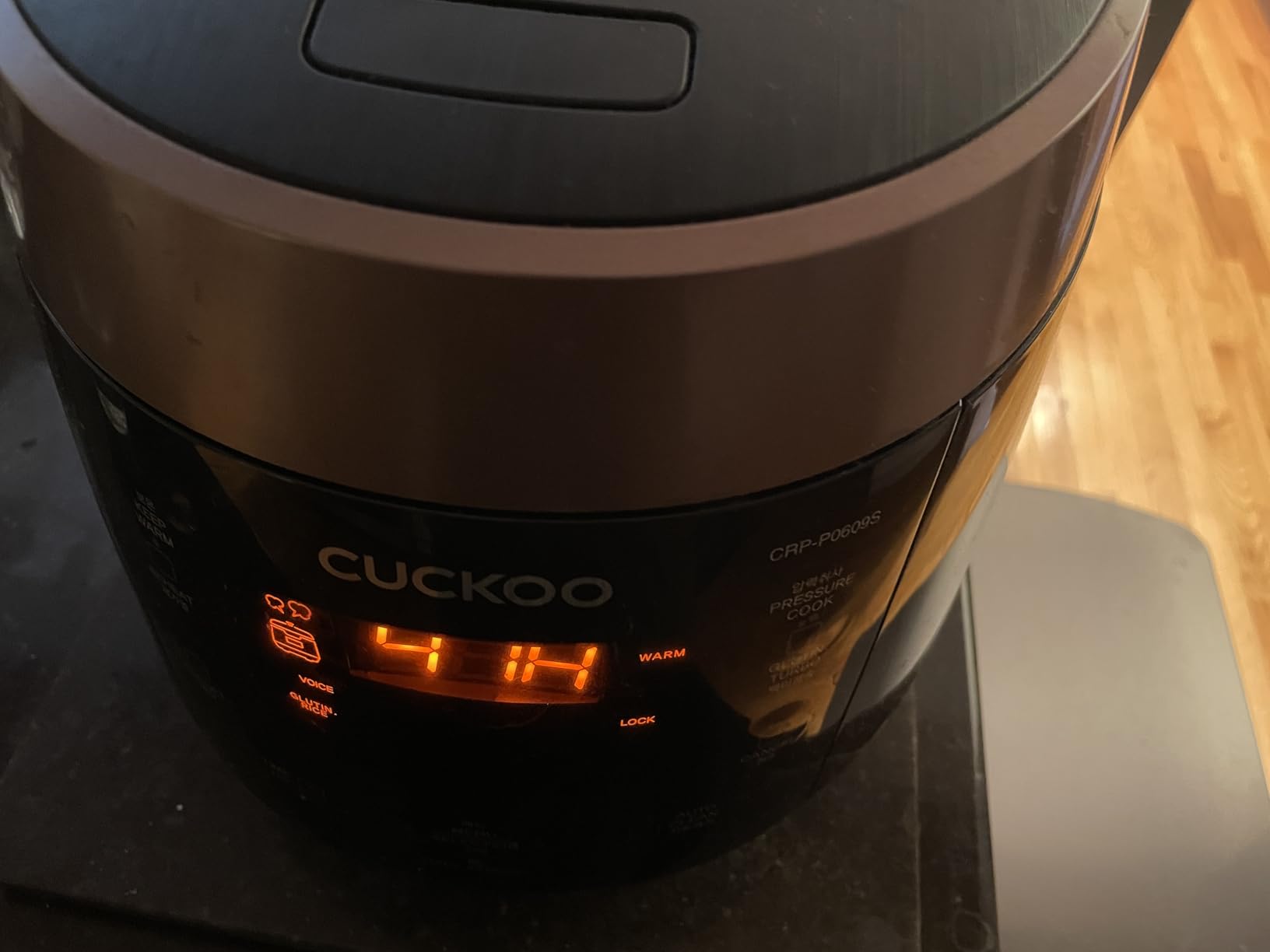 Cuckoo CRP-P0609S High Pressure Rice Cooker 6-Cup with Nonstick Inner Pot, 12 Menu Options, Black customer photo 2