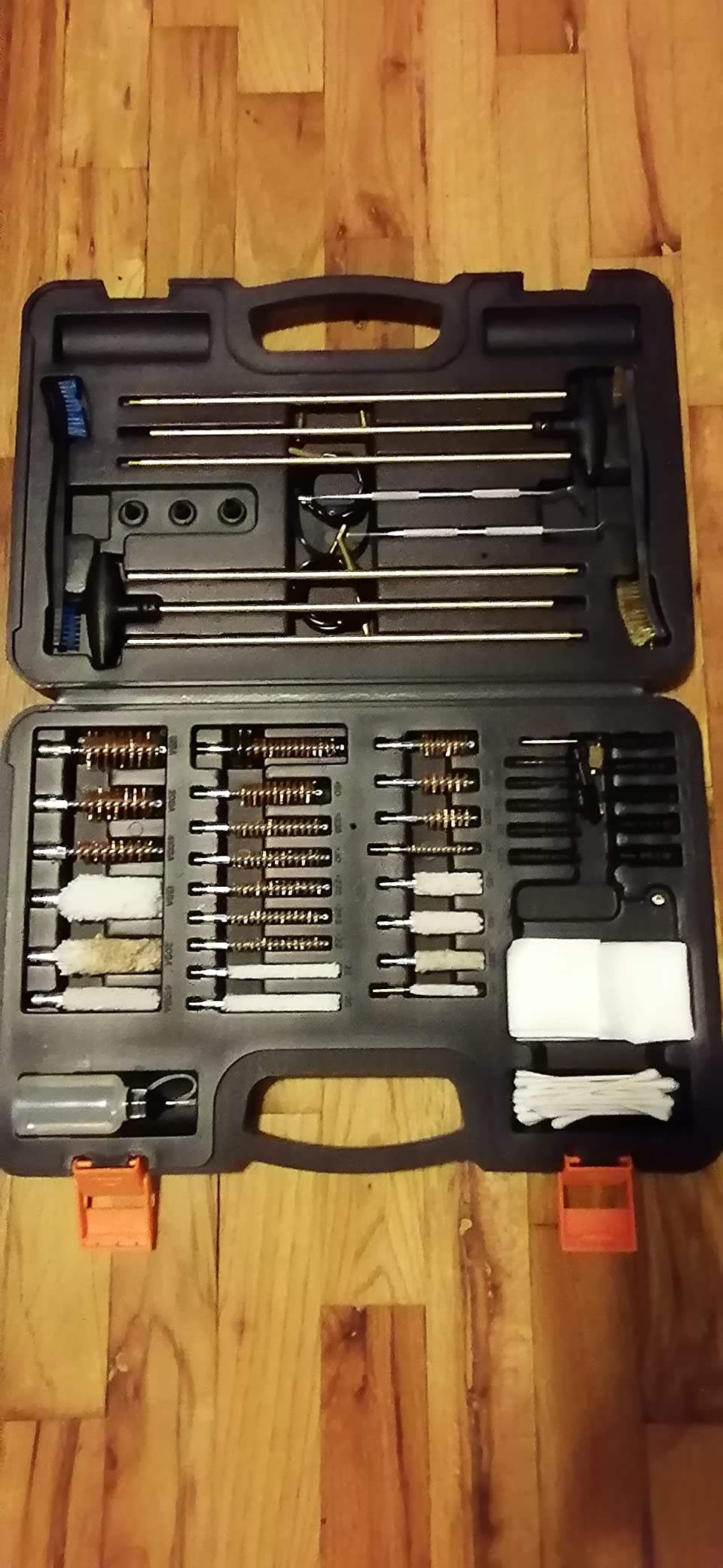 BOOSTEADY Gun Cleaning Kit Universal Gun Cleaning Kit Shotgun Pistol Cleaning Kit with Lightweight Organized Carrying Case Gun Cleaning Supplies Gun Cleaner Bottle Brass Jags and Tips customer photo 2