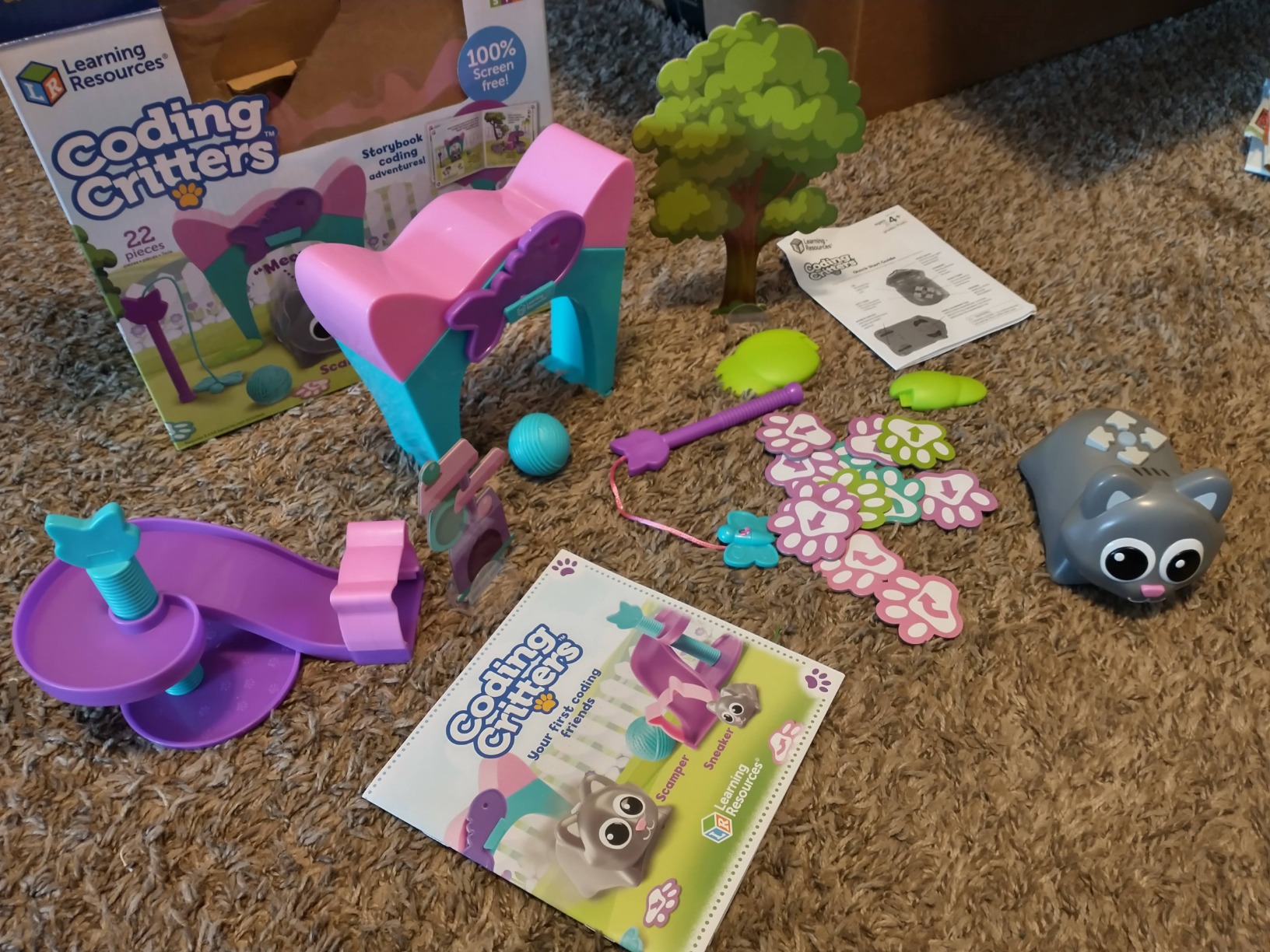 Learning Resources Coding Critters Scamper & Sneaker, Screen Free Toys Coding for Kids, Electronic Learning & Education Toys for Preschool STEM Ages 4 and Up customer photo 2