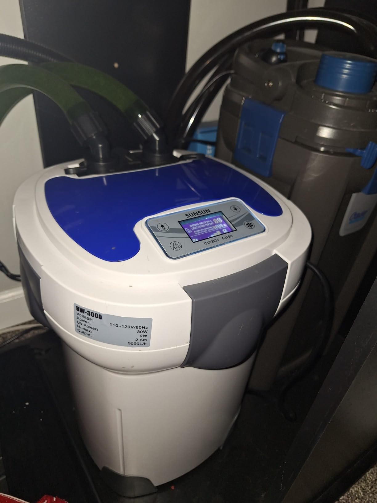SunSun HW-3000 UV 9W 5-Stage External Canister Filter w/Media, 793gph, White, HW-3000 PRO customer photo 1