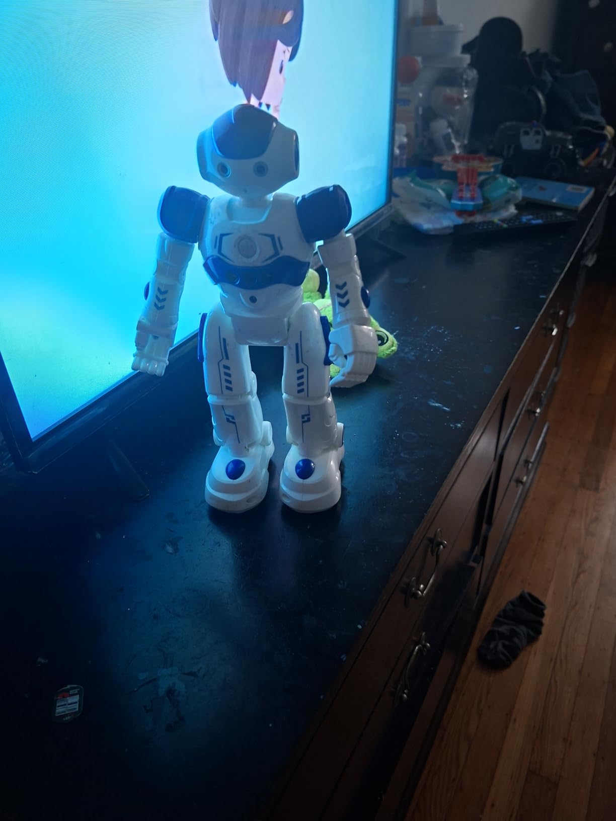 KingsDragon RC Robot Toys for Kids, Gesture & Sensing Programmable Remote Control Smart Robot for Age 3 4 5 6 7 8 Year Old Boys Girls Birthday Gift Present customer photo 2
