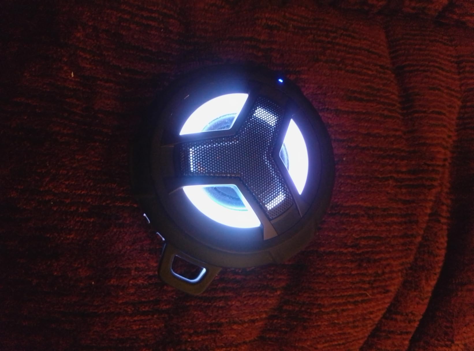 EBODA Bluetooth Shower Waterproof Speaker Portable Gifts for Kayak Teens | IP67 Small Mini Speakers with LED Light, Floating, 2000mAh, True Wireless Stereo for Hiking, Beach, Stuff for Boys Men-Black customer photo 2