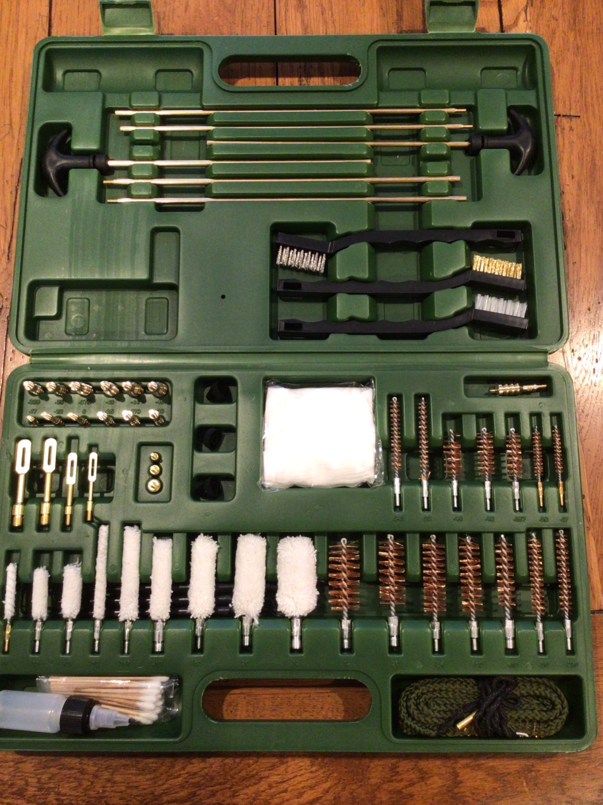 GuardTech Plus Universal Gun Cleaning Kit - Pro Grade Gun Cleaner and Handgun, Rifle and Shotgun Cleaner with Brass Jags, Cotton Patches & Bore Rope - Complete Firearm Cleaning Kits for Guns customer photo 2