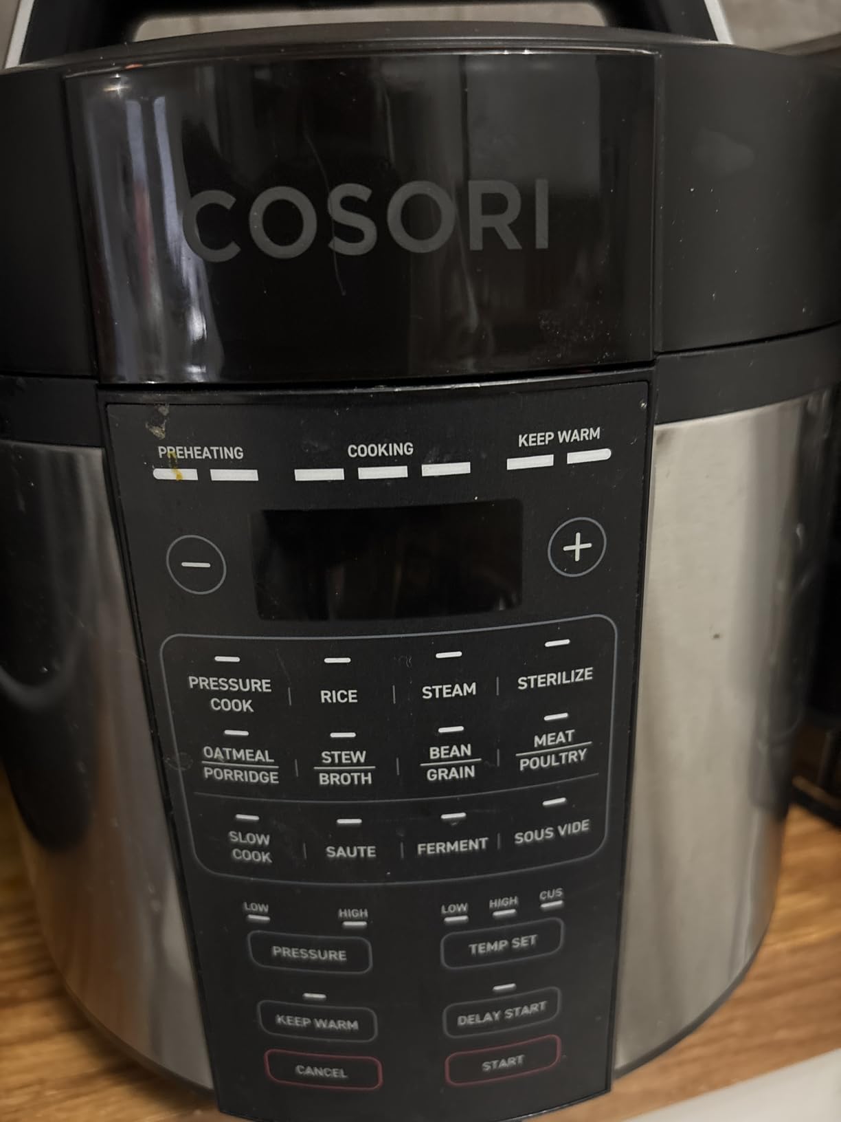 Cosori Pressure Cooker 6QT, Stainless Steel, 9-in-1 Multi Cooker, 12 Safety Features, Ceramic Inner Pot, Rice, Slow Cook, Sous Vide, Saute, 1100W customer photo 2