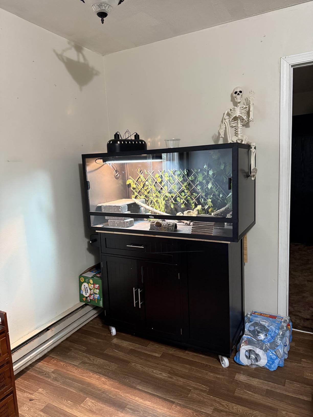 Reptile Habitats 4x2x2 (120 Gallon) Reptile Enclosure V3 PVC Panels, Glass Doors, Lightweight, Easy to Assemble, Heavy Duty Screen, Aluminum Frame customer photo 1