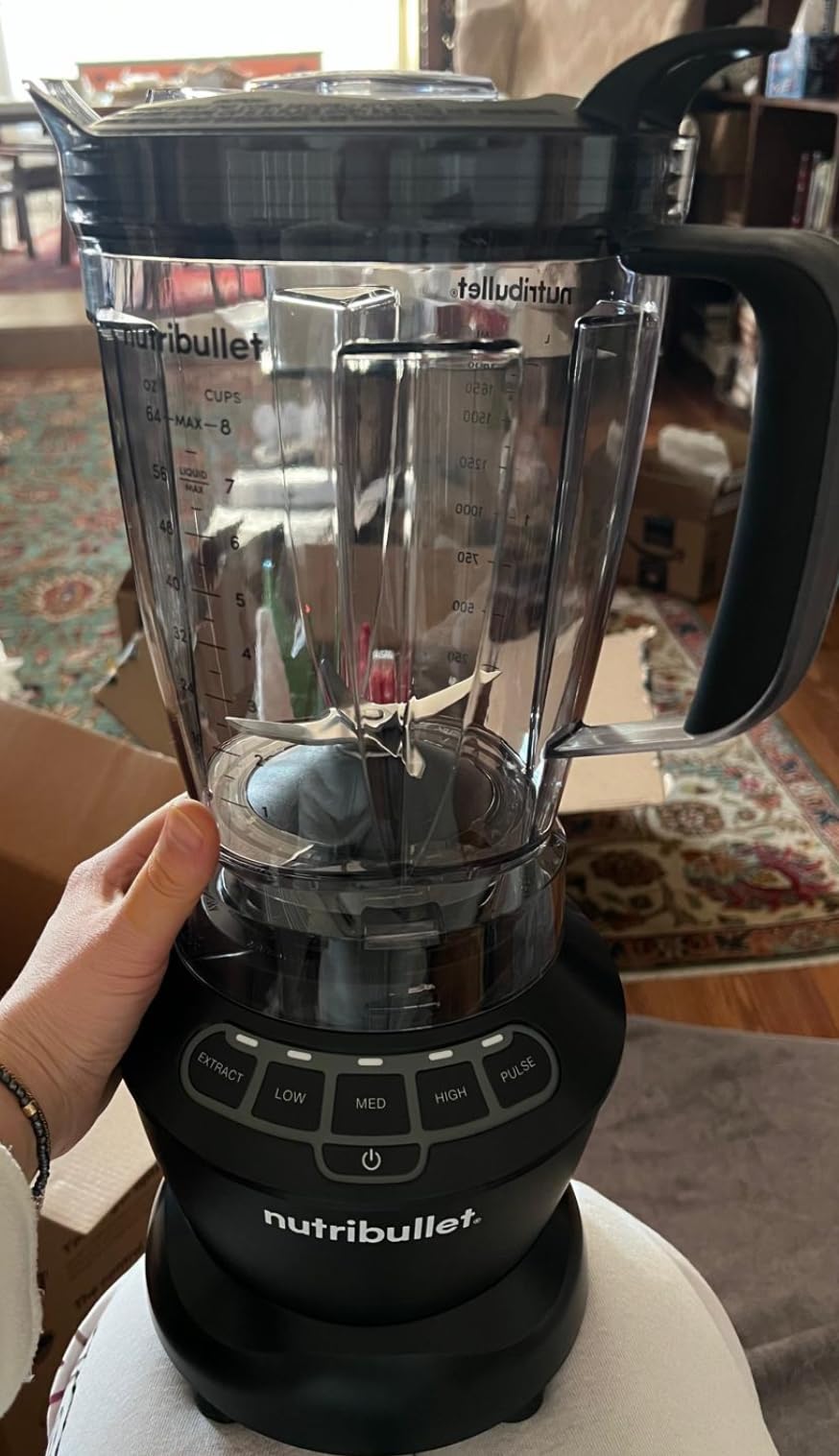 nutribullet® Full-Size Blender Combo, 1200W, Dark Gray, NBF50500 customer photo 2