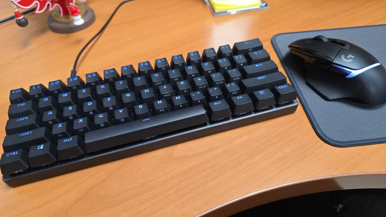 Logitech G PRO X 60% Wireless Gaming Keyboard (Tactile Optical) - Black customer photo 1