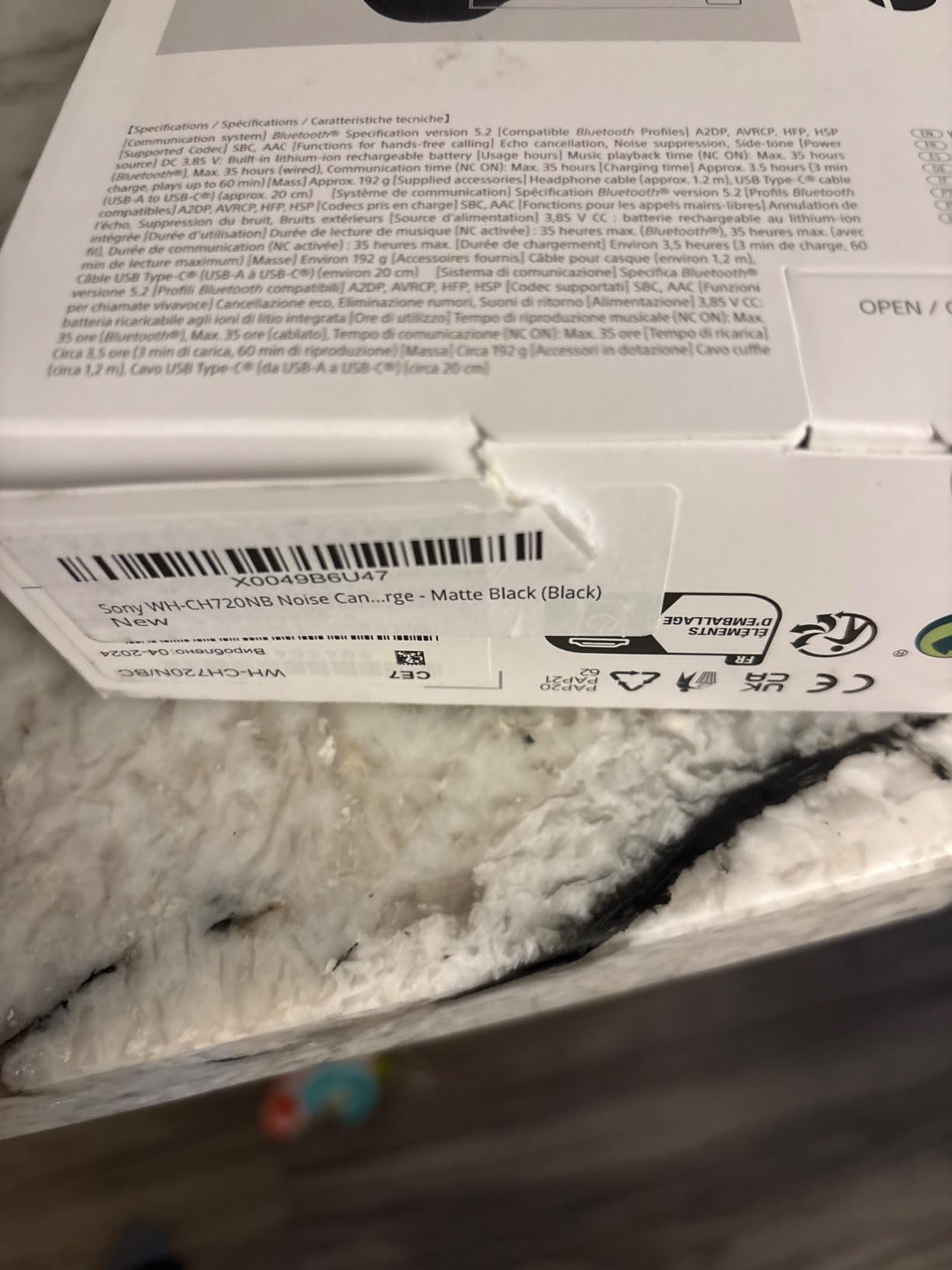 WHCH720N Wireless Over the Ear Noise Canceling Headphones with 2 Microphones and Alexa Voice Control (Black) customer photo 2