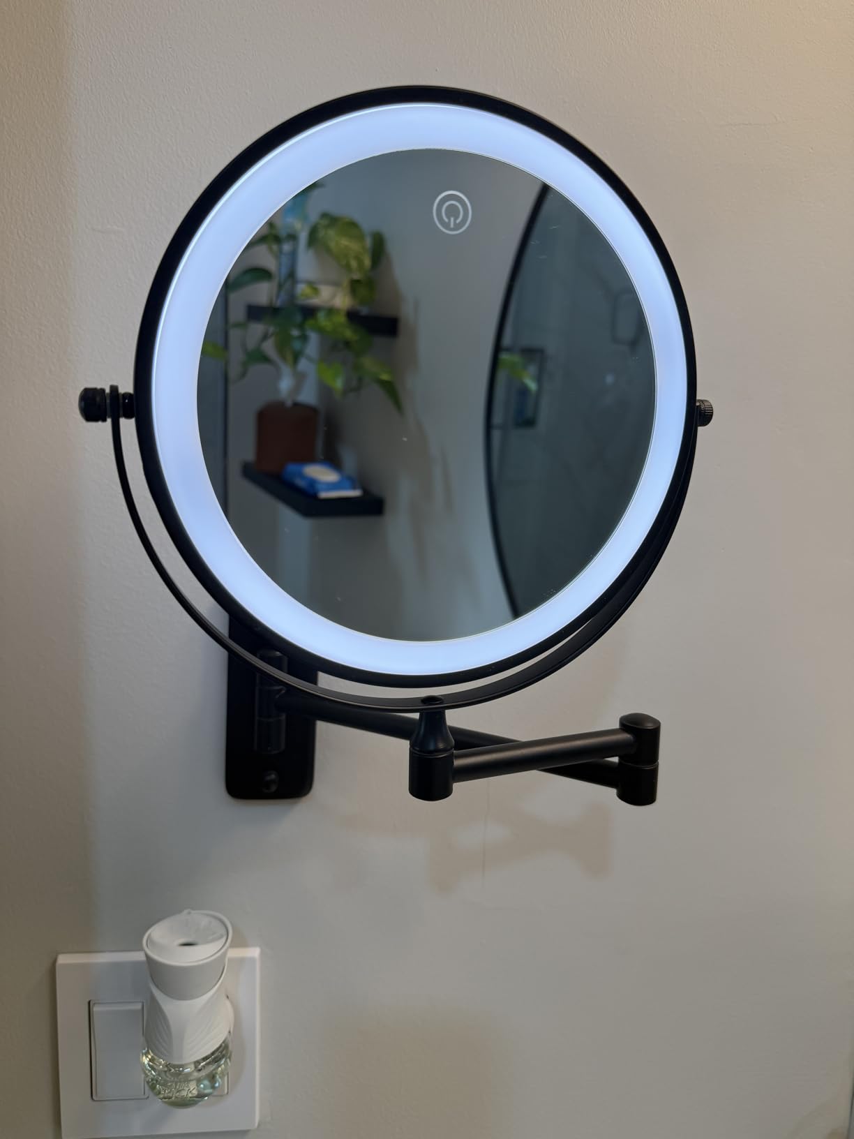 DECLUTTR Wall Mounted Lighted Makeup Mirror, 8