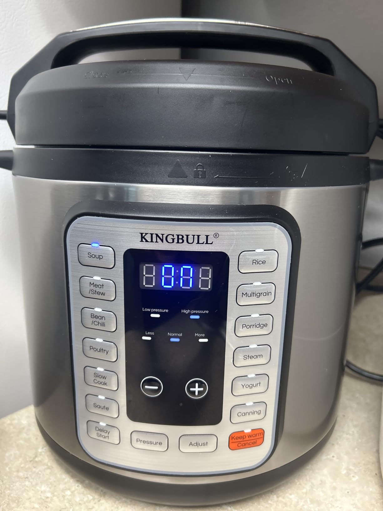KINGBULL 6QT Electric Pressure Cooker - 12-in-1 Multi Cooker, One-Touch Programs for Rice, Soup, Meat, Steam, Yogurt, Slow Cook, Keep Warm & Delay Start customer photo 2