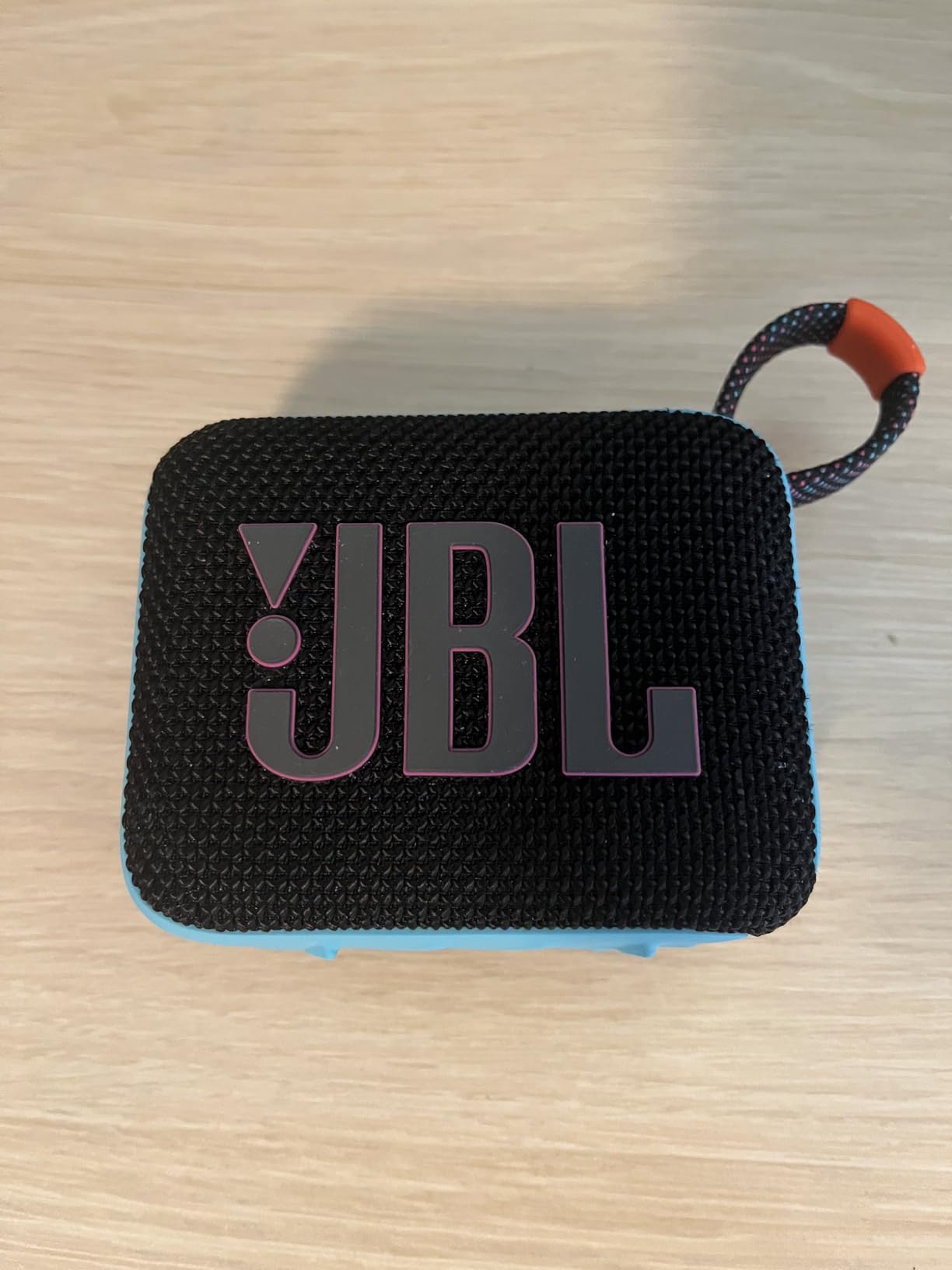 JBL Go 4 - Ultra-Portable, Waterproof and Dustproof Bluetooth Speaker, Big JBL Pro Sound with Punchy bass, 7-Hour Built-in Battery, Made in Part with Recycled Materials (Blue) customer photo 1