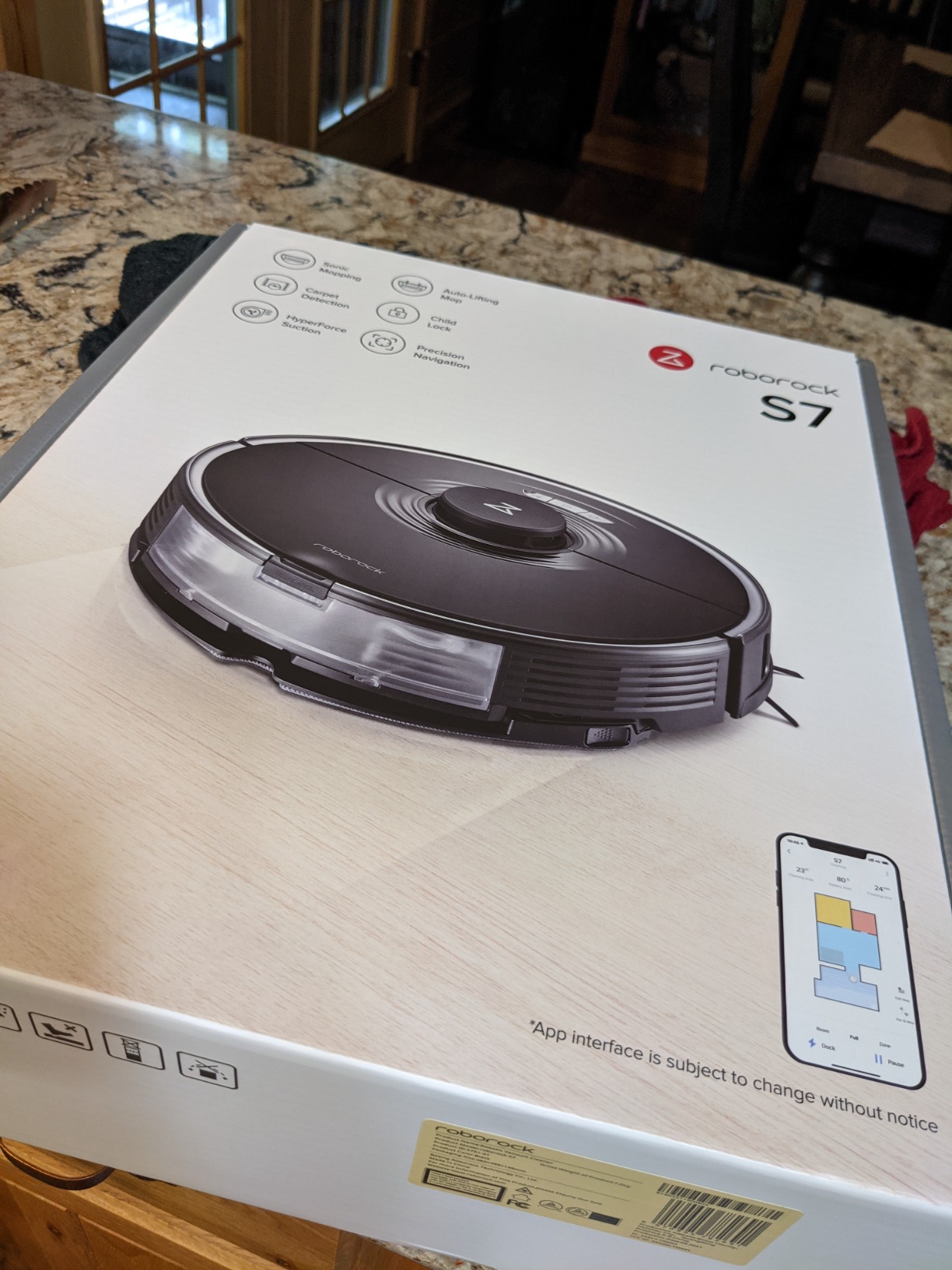 roborock Q7 M5 Robot Vacuum and Mop Combo, 10,000Pa HyperForce Suction, Robotic Vacuum Cleaner, Dual Anti-Tangle System, APP-Controlled Mopping, LiDAR Navigation, for Pet Hair and Carpet, Black customer photo 2