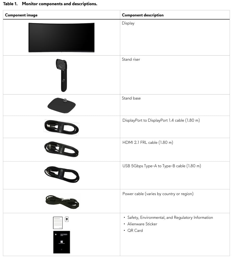 Alienware 34 Curved Gaming Monitor – AW3425DWM - 34-inch WQHD 180Hz 1ms Display, 1500R, AMD FreeSync Premium, VESA AdaptiveSync. customer photo 2