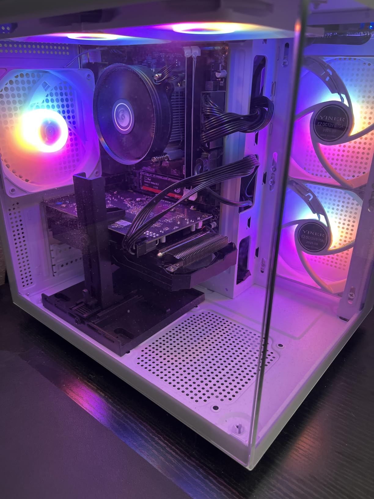 Prebuilt Gaming PC Desktop,Intel Core i7 Business Office Tower Computers PC | RX590 8G Graphics Card, 16GB RAM and 512GB SSD, WiFi, Win11 Home, Suitable for Study,transaction,Entertainment,Gaming, etc. customer photo 1