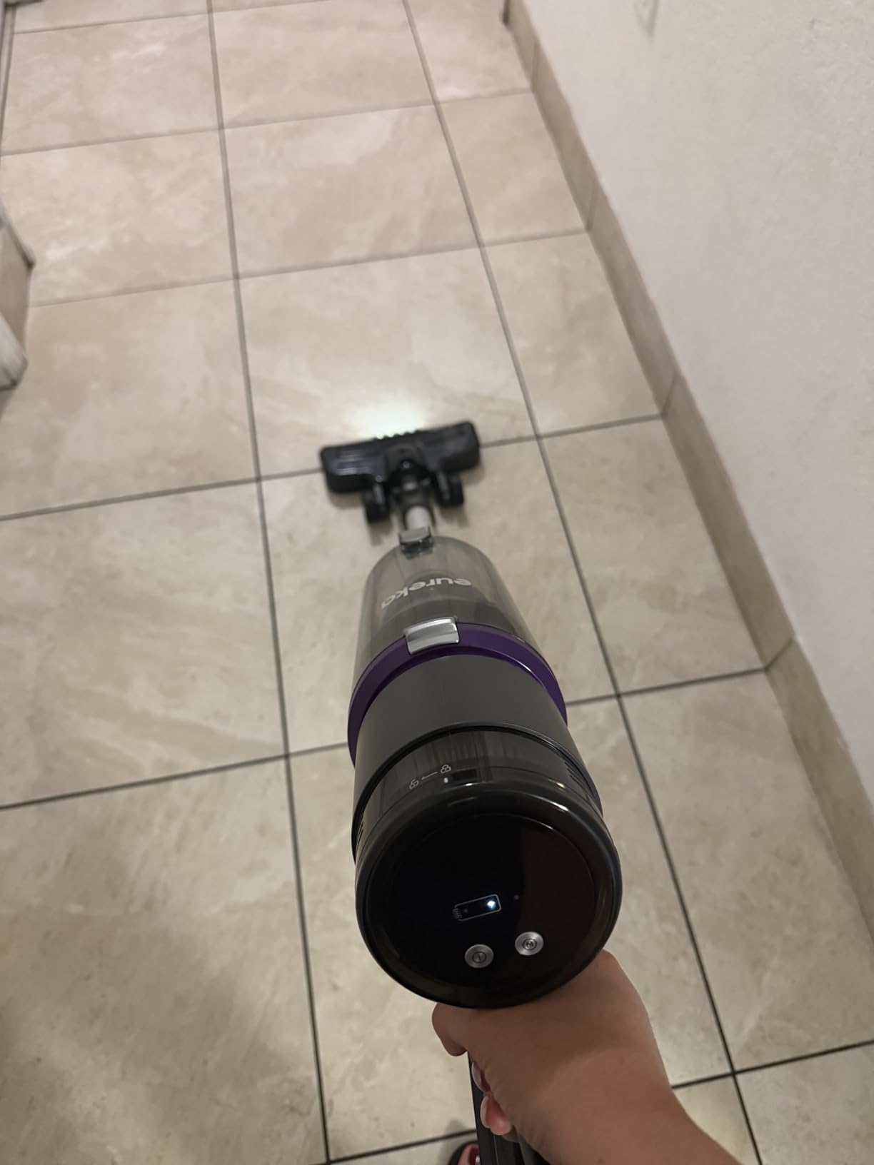 EurekaCordless Vacuum - 50 Min Runtime for Large Homes, 5.5 lbs Lightweight, Ideal for Pet Hair & Allergies on Hardwood & Carpet ReactiClean 410 customer photo 1
