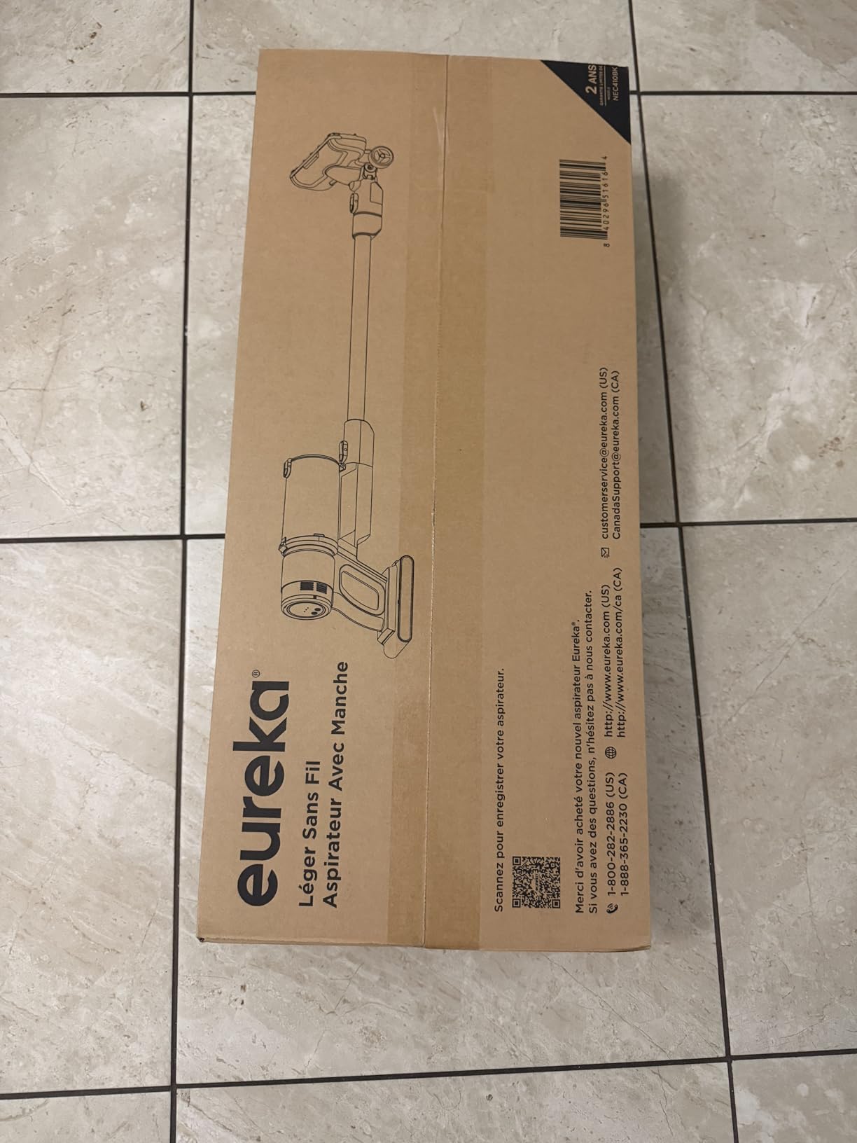 EurekaCordless Vacuum - 50 Min Runtime for Large Homes, 5.5 lbs Lightweight, Ideal for Pet Hair & Allergies on Hardwood & Carpet ReactiClean 410 customer photo 2