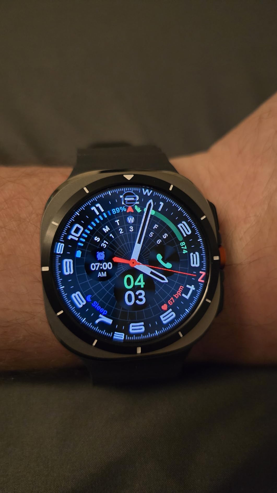Samsung Galaxy Watch Ultra (2025) 47mm LTE Smartwatch, Titanium Casing, Advanced Sleep Coaching, Running Coach, Energy Score, Heart Rate Tracking, GPS, Titanium Silver [US Version, 2 Yr Warranty] customer photo 2