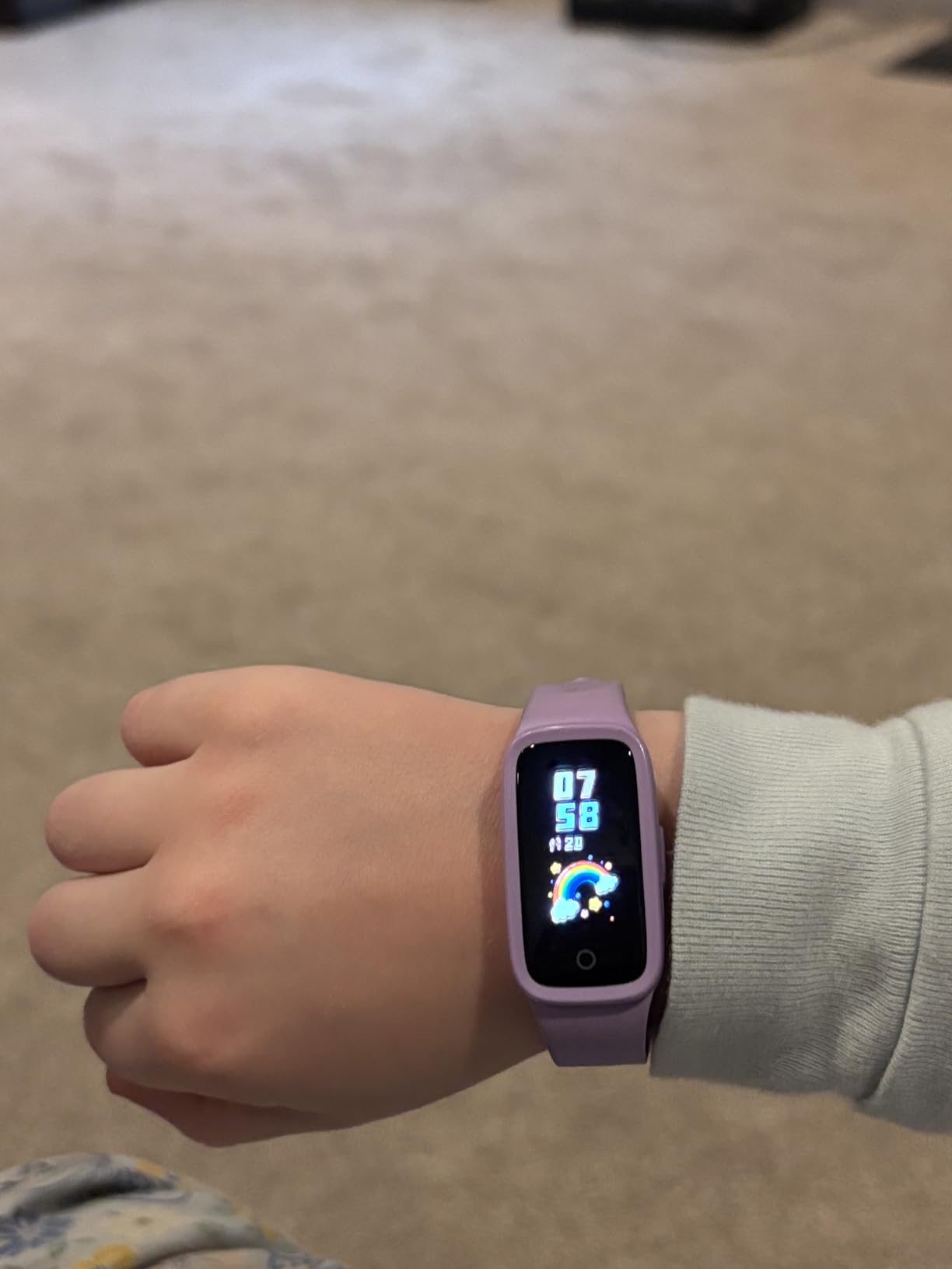 BIGGERFIVE Vigor 3 Kids Fitness Tracker Watch, AMOLED Screen, No App No Phone Needed, 3ATM Waterproof, Heart Rate and Sleep Monitor, Pedometer Watch, Sports Step Counter for Boys Girls Ages 5-15, Blue customer photo 2