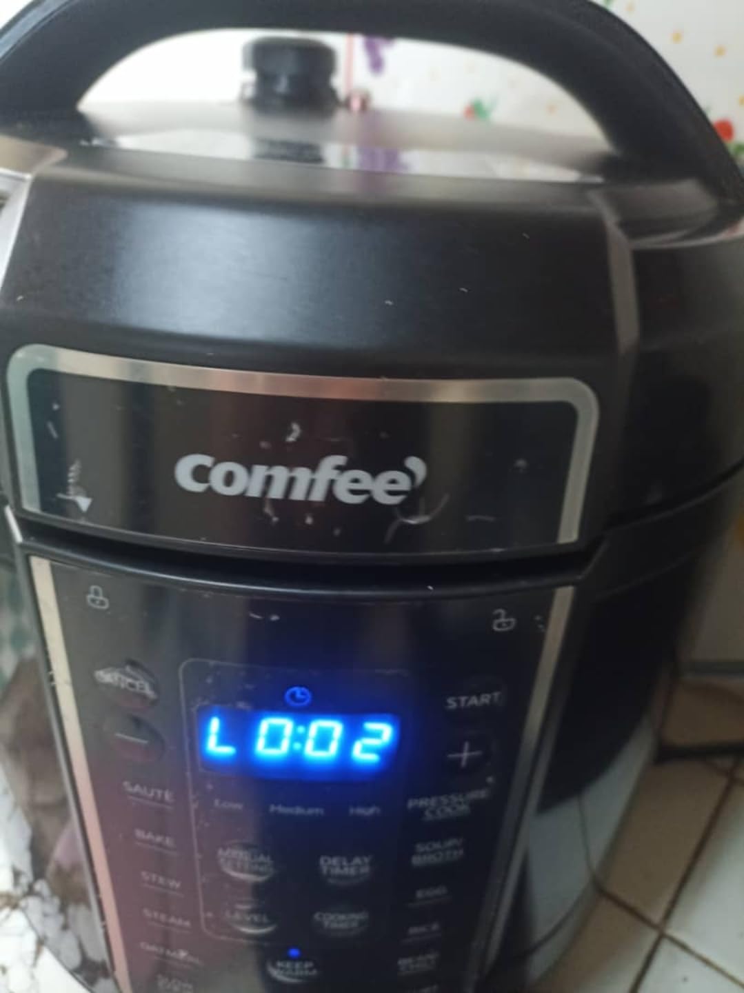 COMFEE' 7-in-1 Small Electric Pressure Cooker, Slow Cooker, Steamer, Sauté, Sous Vide, Warmer, Multi Cooker with Natural Ceramic Coated Non-Stick Pot, 3 Quarts customer photo 2