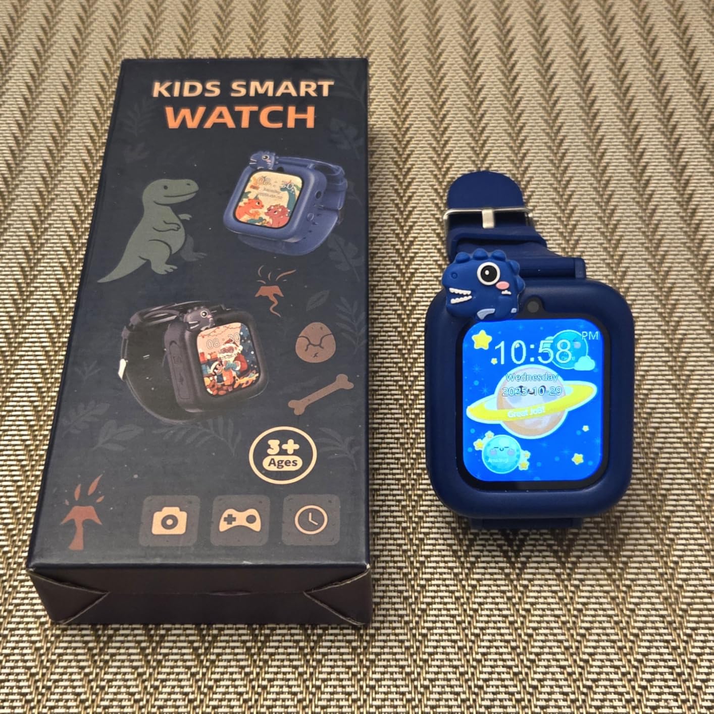 Smart Watch for Kids, Kids Digital Watch Boys, Preschool Toddler Boy Toys Birthday Gift for Boy 3 4 5 6 7 8 9 10 11 12 Years Old customer photo 1