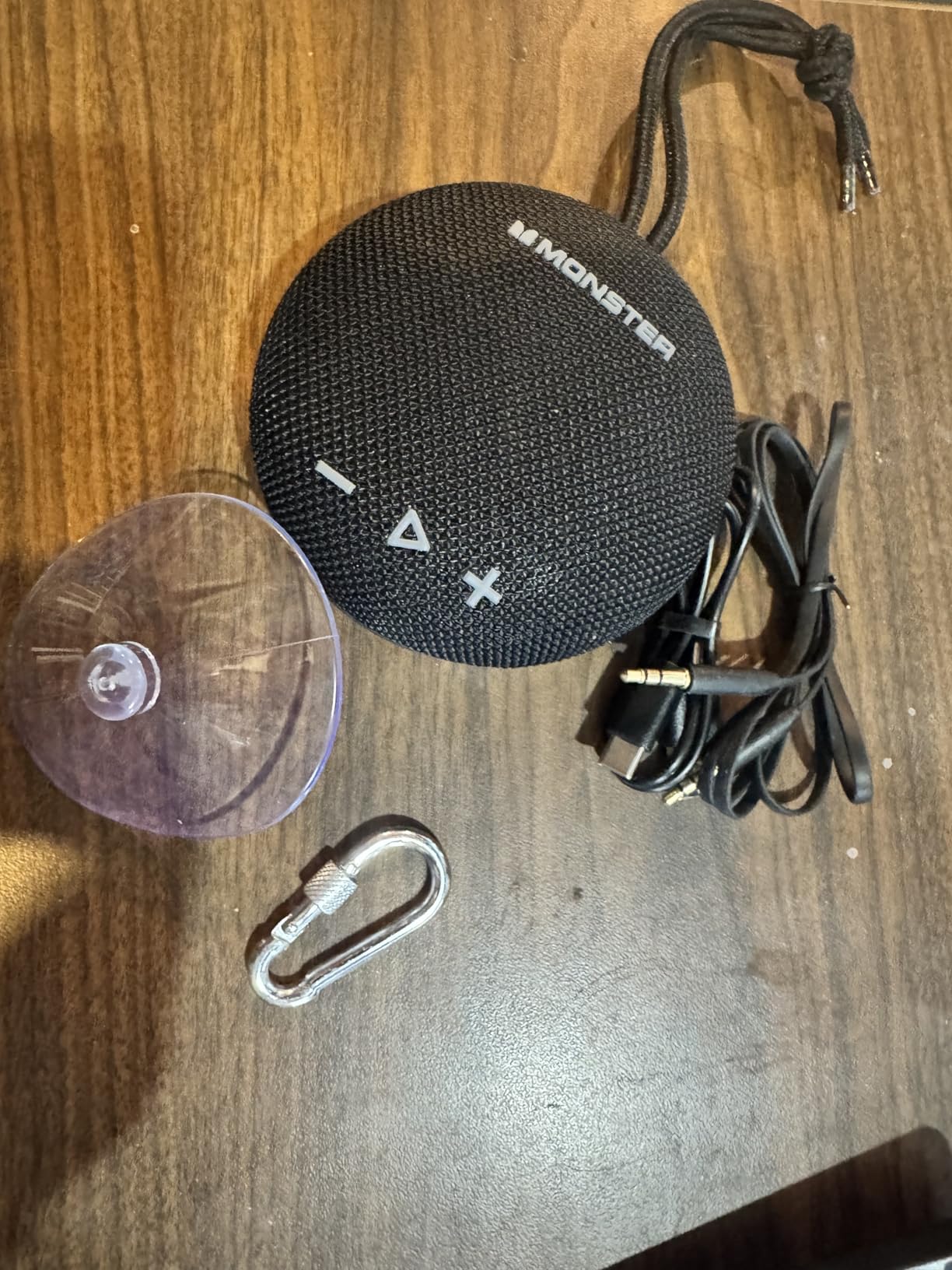 Monster 35W(Peak) Bluetooth Speaker, IPX8 Shower Speaker Waterproof, Bluetooth 5.4 with Loud HD Sound and Robust Bass, Extra Long Playtime Punchy, for Home, Beaches Portable Wireless Outdoor Speakers customer photo 2