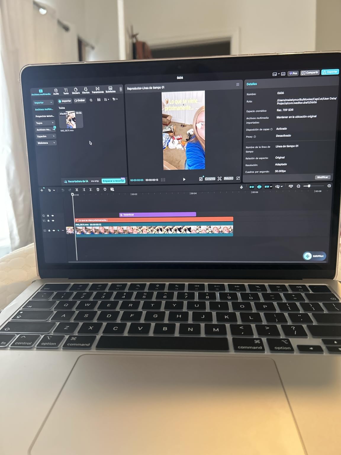 Apple 2026 MacBook Air 13-inch Laptop with M5 chip: Built for AI, 13.6-inch Liquid Retina Display, 16GB Unified Memory, 512GB SSD, 12MP Center Stage Camera, Touch ID, Wi-Fi 7; Midnight customer photo 1