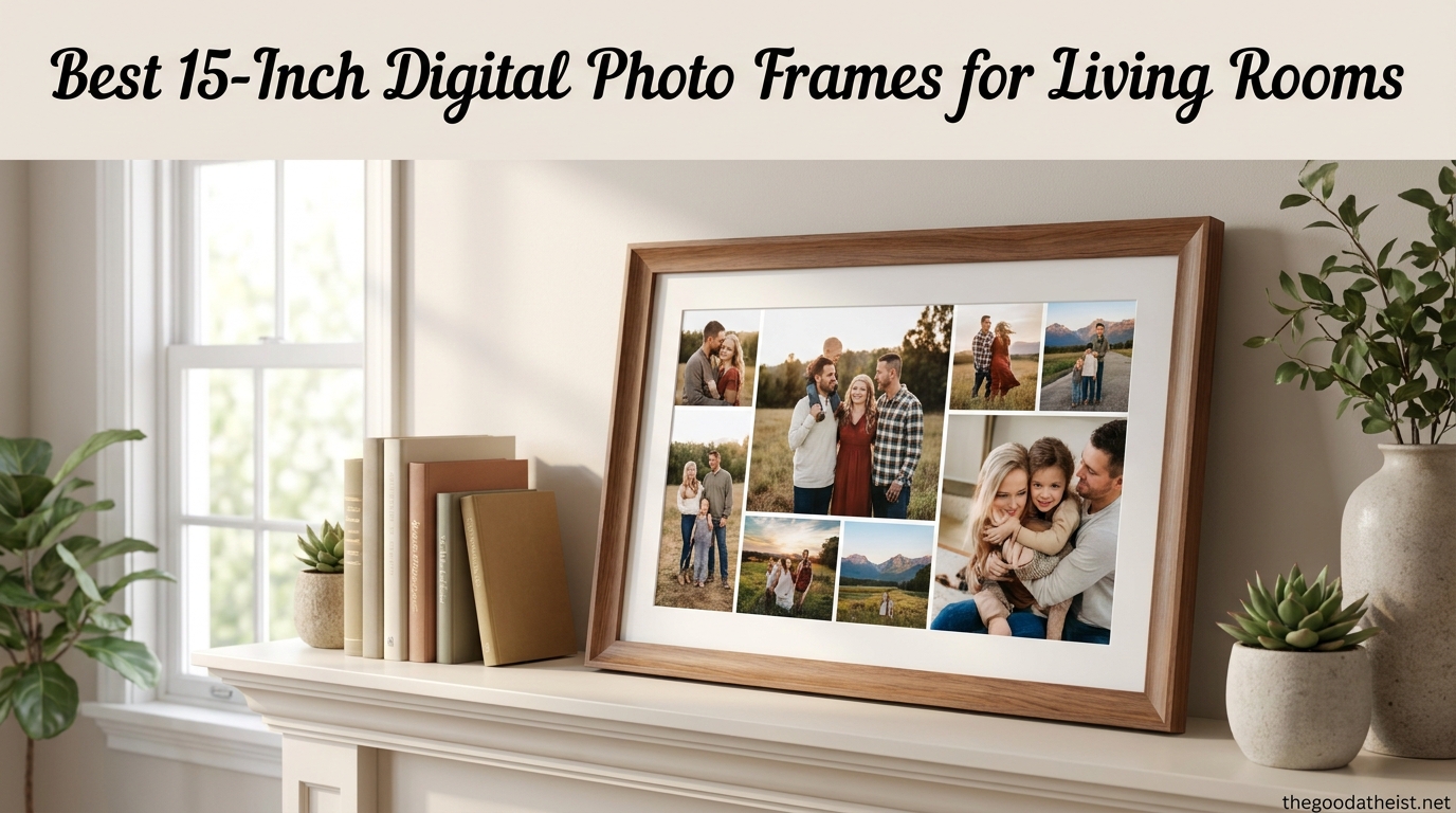 Best 15-Inch Digital Photo Frames for Living Rooms