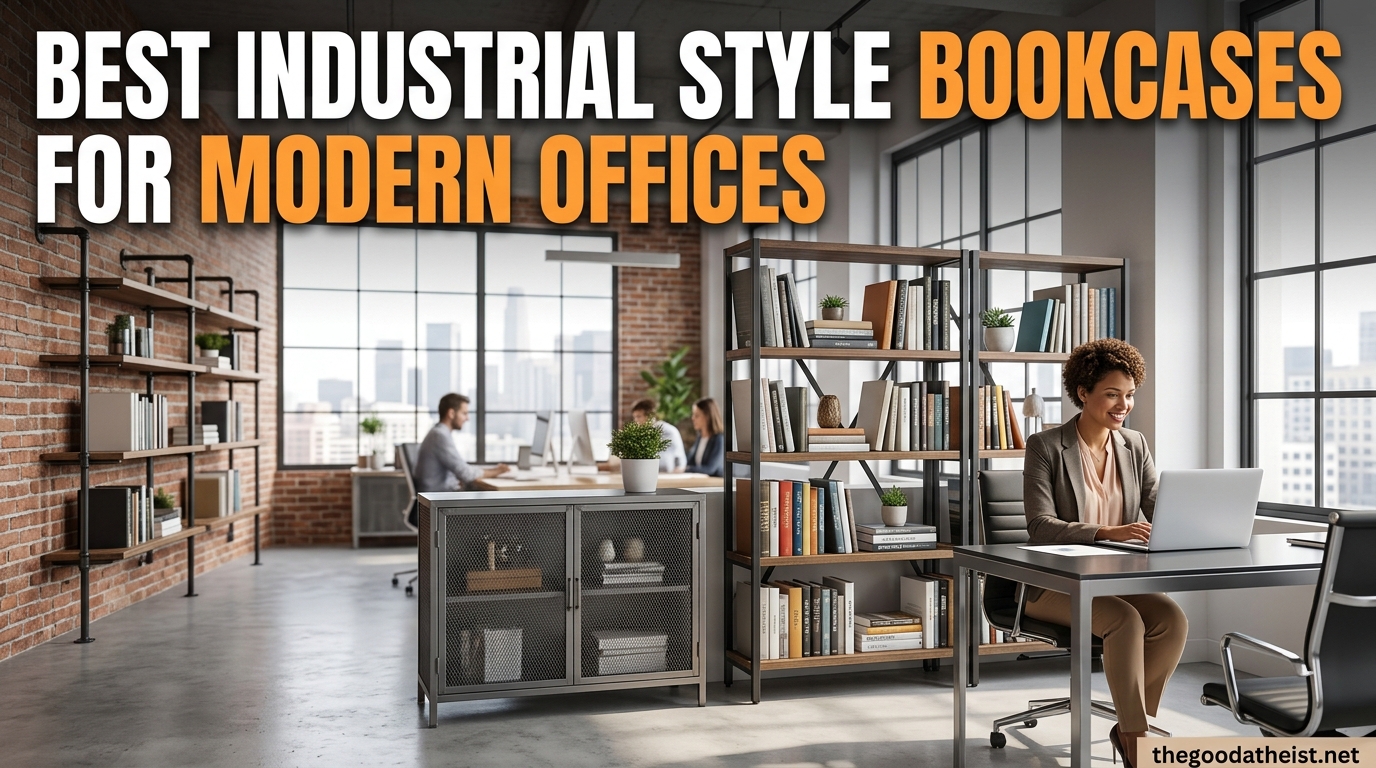 Best Industrial Style Bookcases for Modern Offices