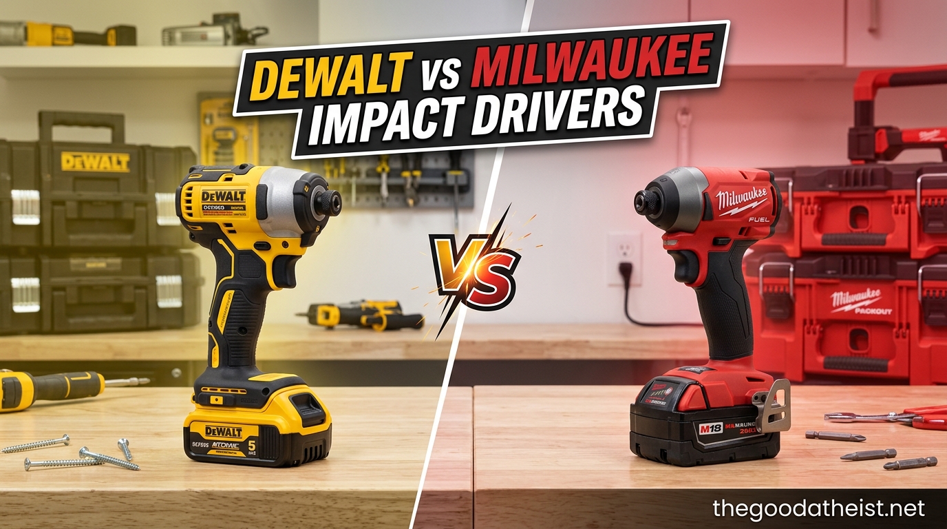 DeWalt vs Milwaukee Impact Drivers