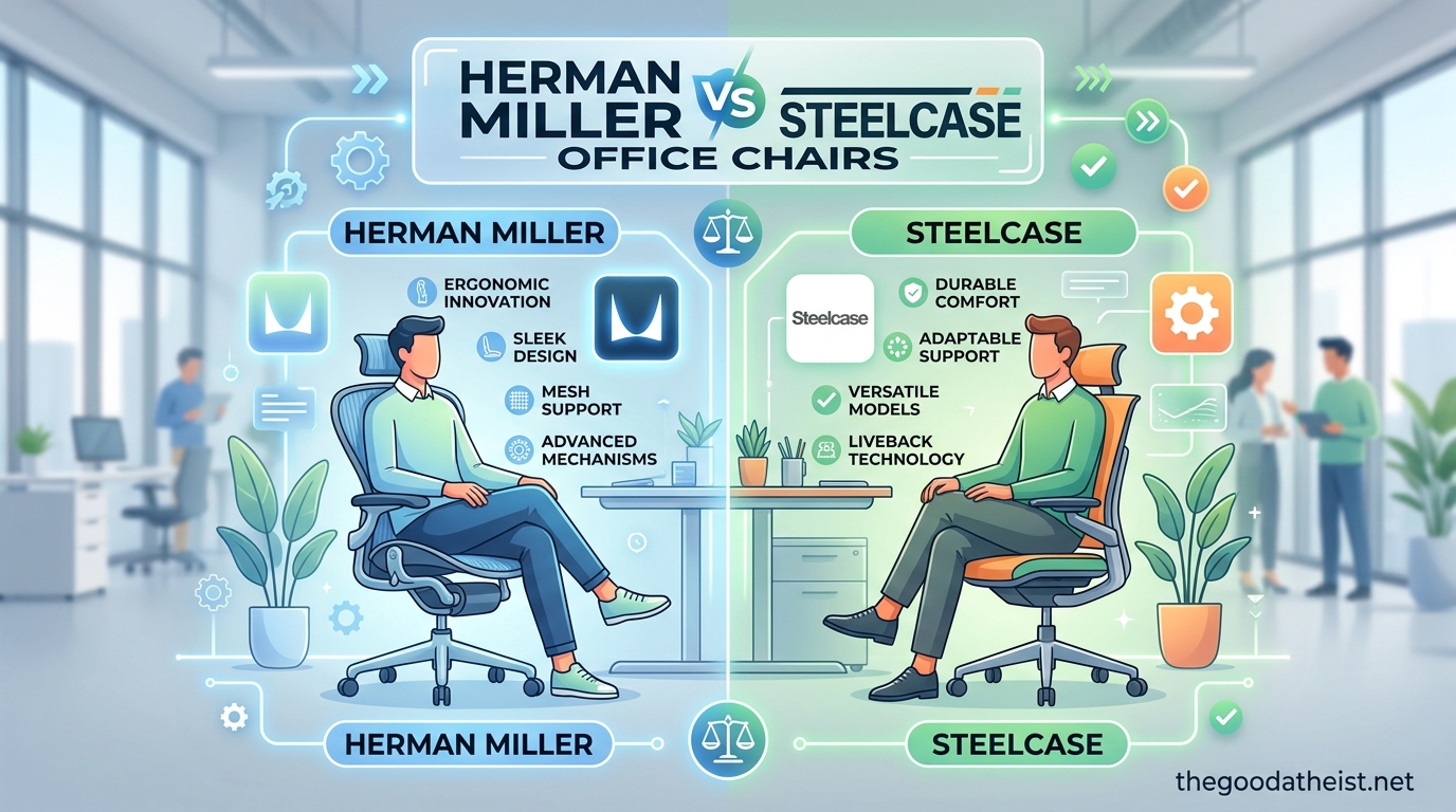 Herman Miller vs Steelcase Office Chairs