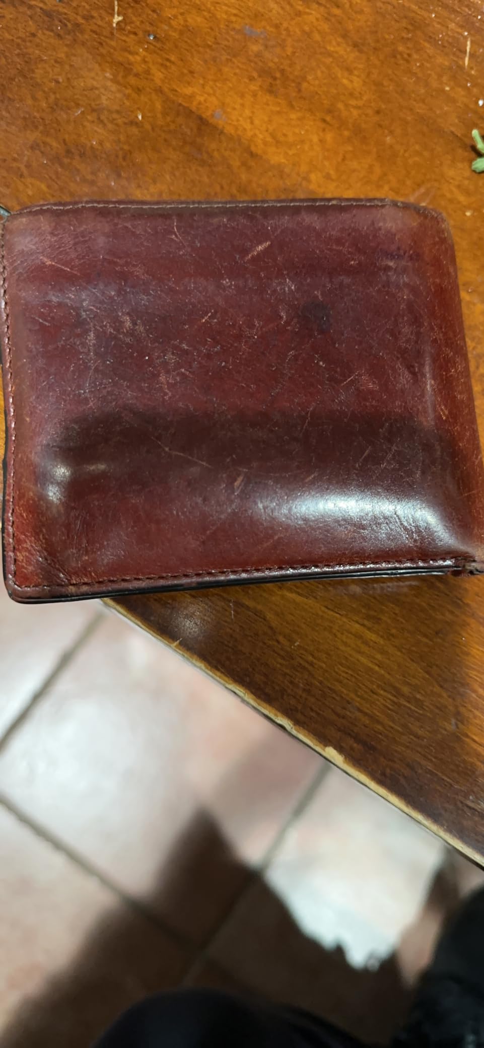 Bosca Men's Old Leather Bifold Wallet with ID Window and Card Slots - Italian Leather, Durable and Stylish, Dark Brown customer photo 1
