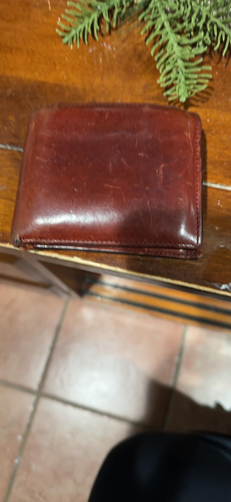 Bosca Men's Old Leather Bifold Wallet with ID Window and Card Slots - Italian Leather, Durable and Stylish, Dark Brown customer photo 2