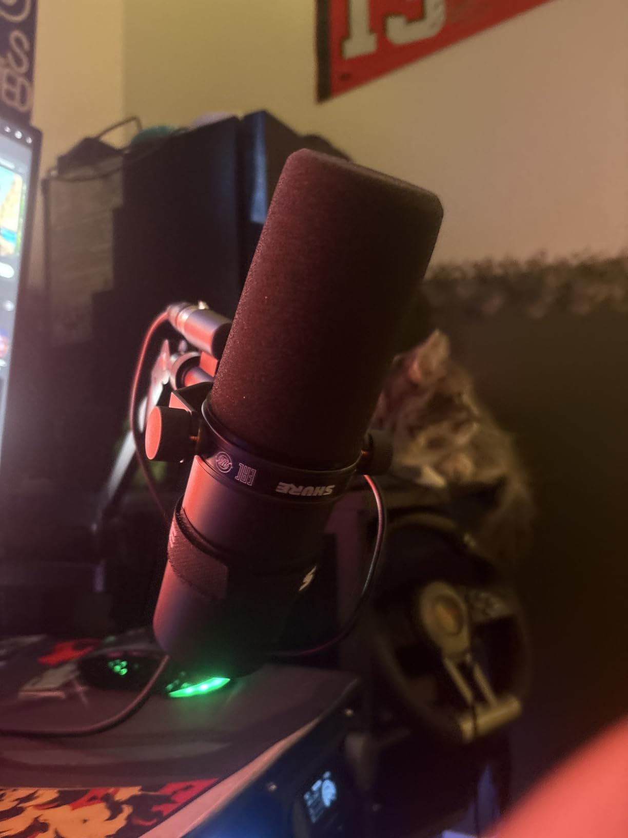 Shure SM7B Dynamic Vocal Microphone for Podcasting & Streaming customer photo 1