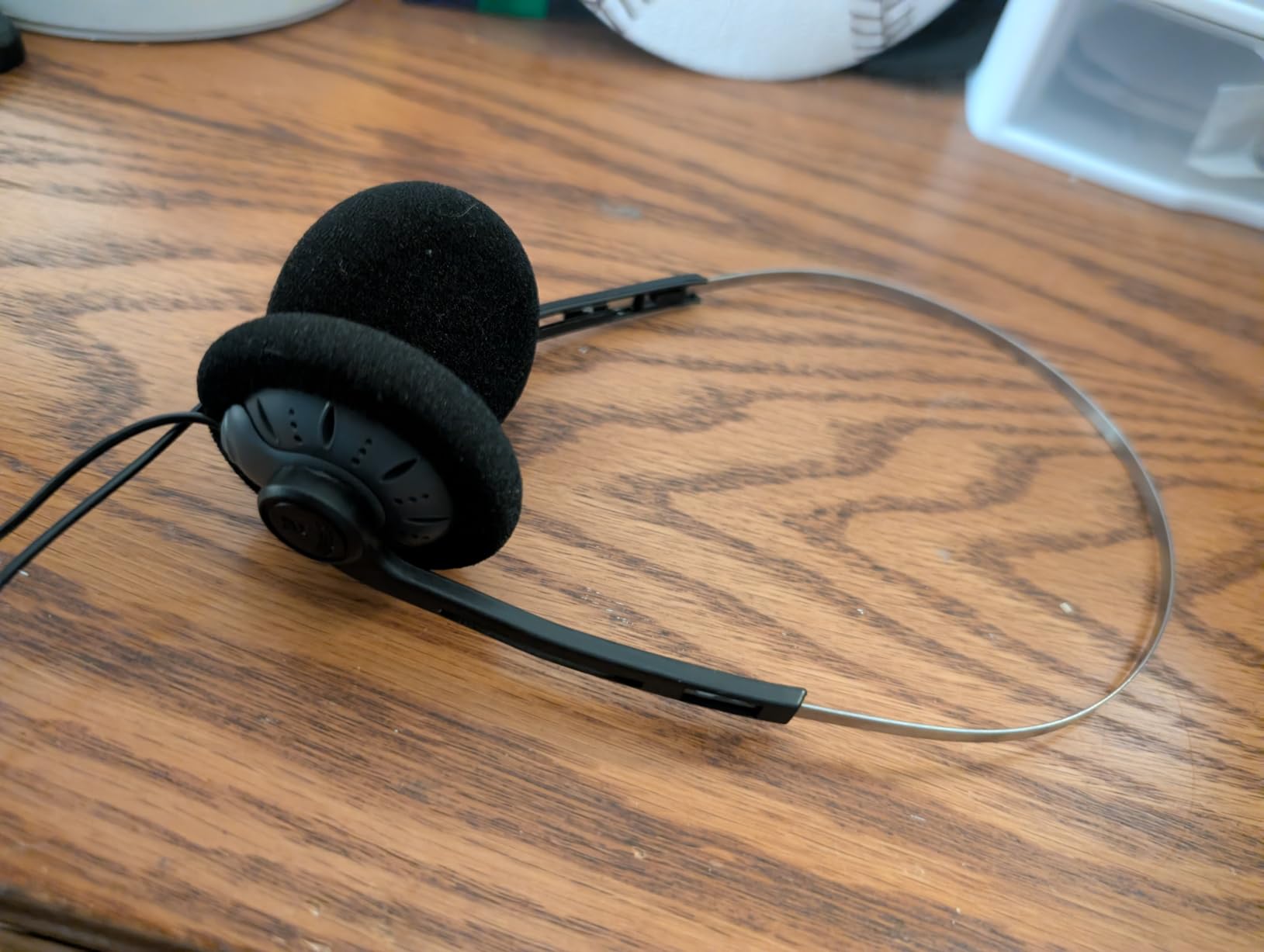 Koss KSC75 Portable On-Ear Clip Headphones, Retro Style, Ultra Lightweight, Silver and Black customer photo 2